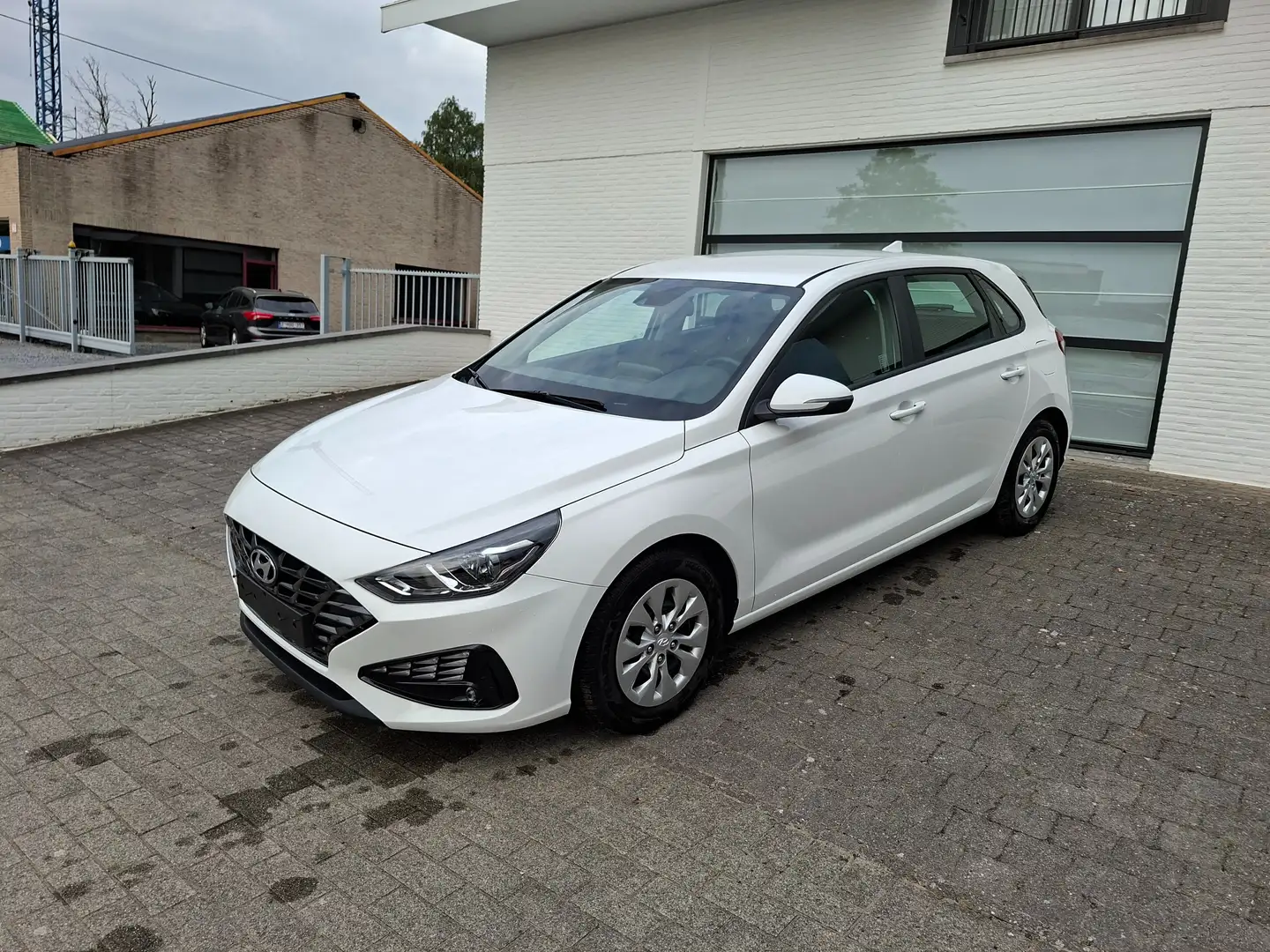 Hyundai i30 1.0i wit parelmoer app connect camera sensoren Blanc - 1