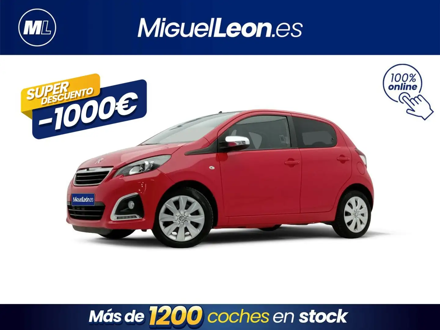 Peugeot 108 Active VTi 52kW (72CV) Rojo - 1