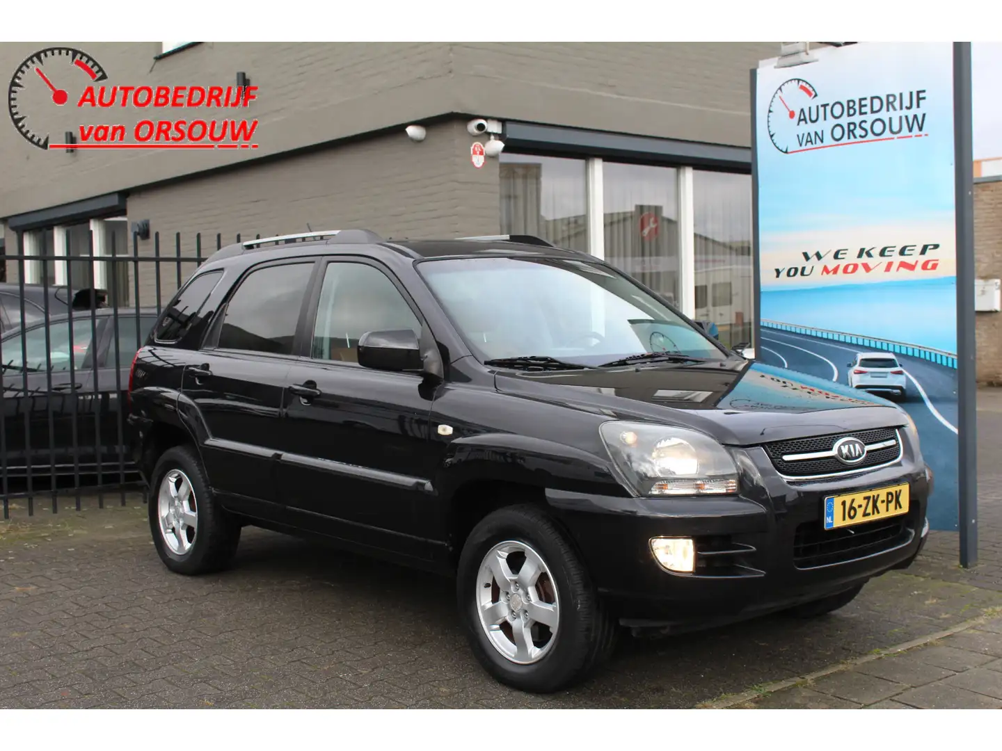 Kia Sportage 2.0 CVVT X-ception NAP Clima Leder Stoelvw Cruise Noir - 1