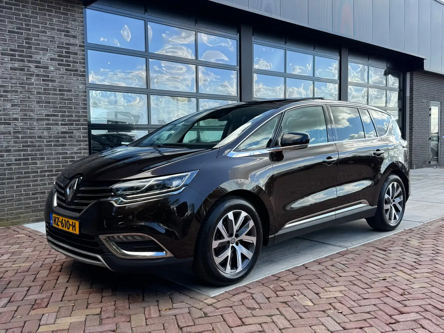 Renault Espace 1.6 TCe Dynamique 5p. | Autm | 1/2 leer | Pano | Marrone - 1