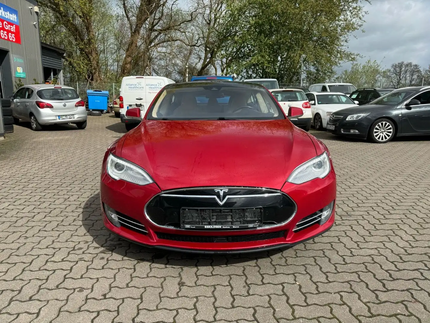 Tesla Model S 85D AUTOPILOT°PANO°LEDER°KAMERA°SH VOLL Červená - 2