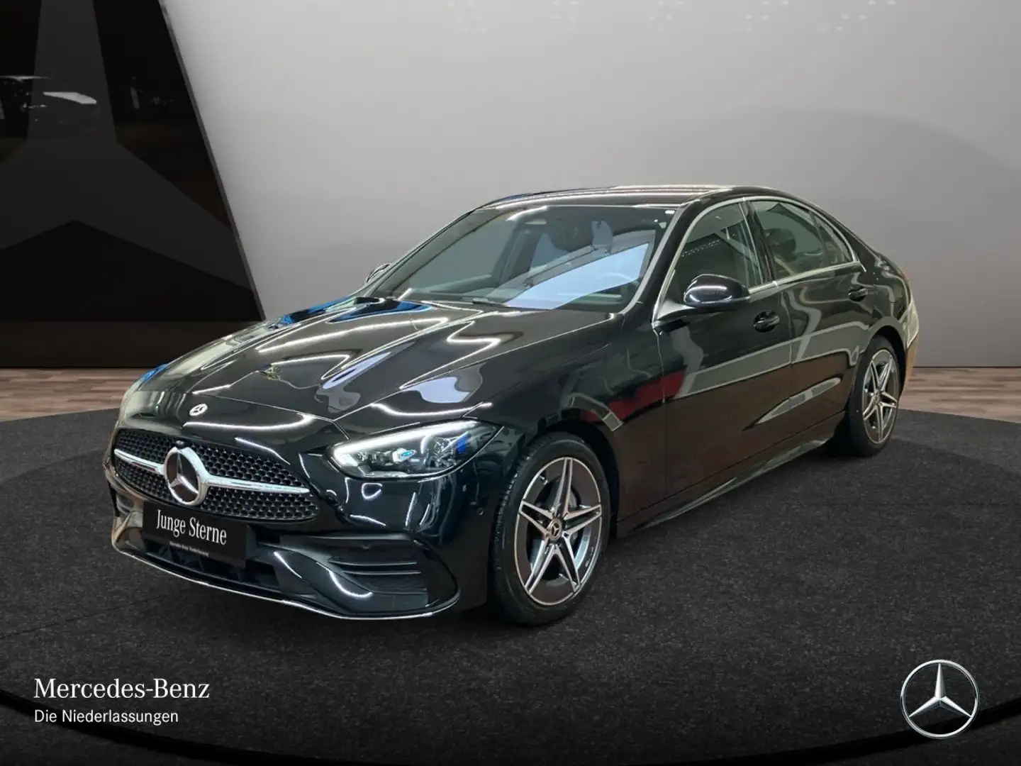 Mercedes-Benz C 400 e 4M AMG+KAMERA+TOTW+KEYLESS+9G Schwarz - 2
