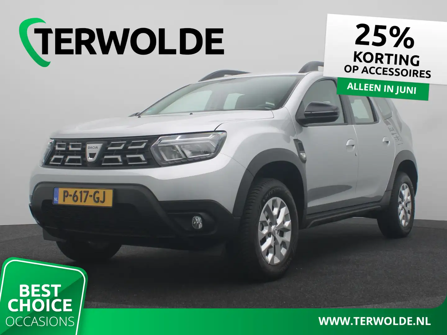 Dacia Duster TCe 100 Bi-Fuel Comfort | Parkeersensoren | Grijs - 1