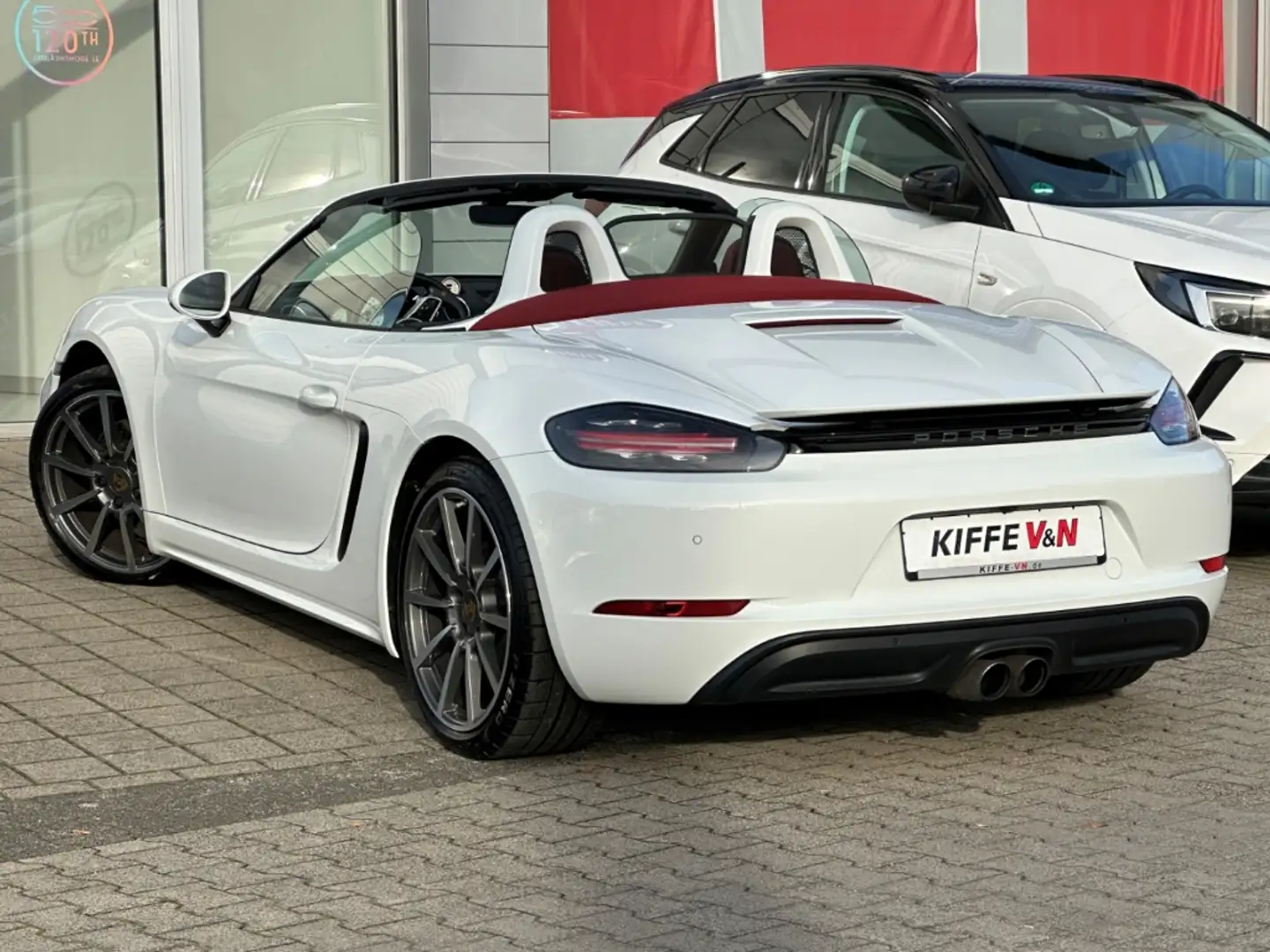 Porsche Boxster 718 PDK 18-WEGE BOSE CHRONO PDLS+ Approved Weiß - 2
