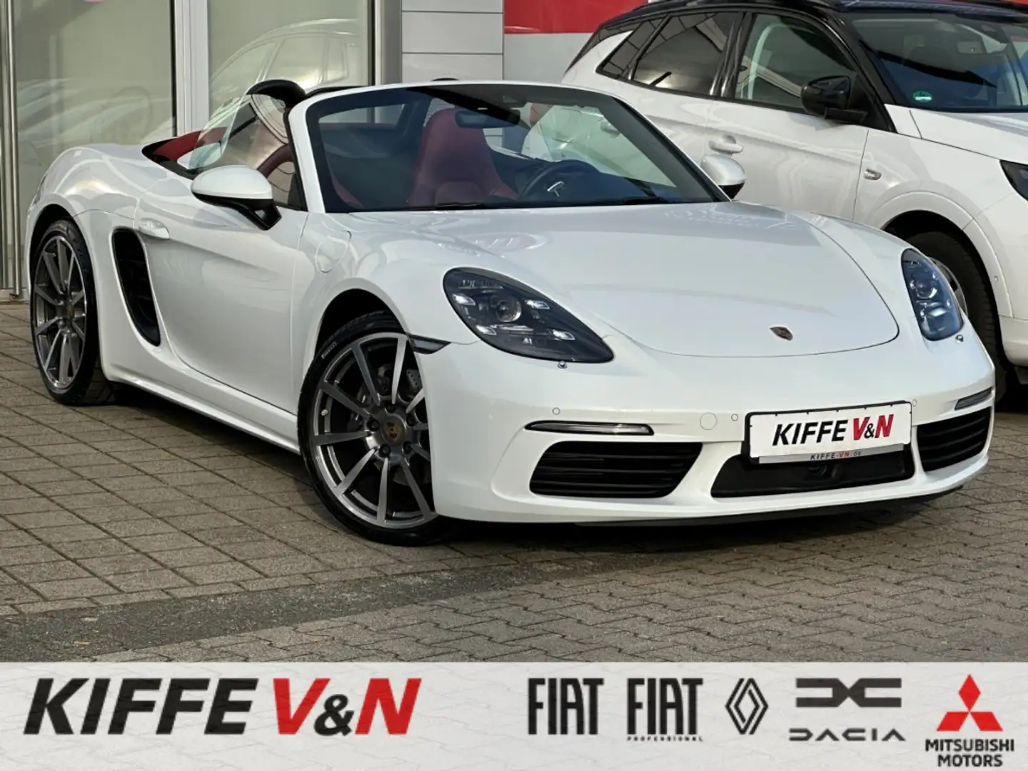 Porsche Boxster 718 PDK 18-WEGE BOSE CHRONO PDLS+ Approved Weiß - 1