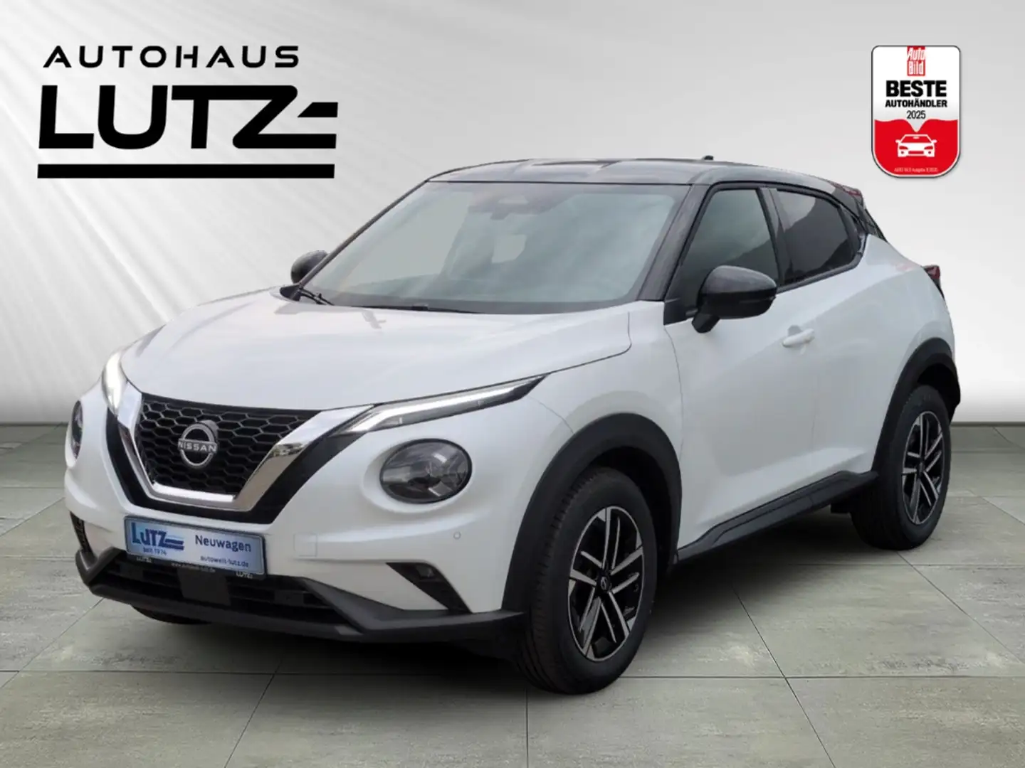 Nissan Juke N-Connecta 1.0 DIG-T EU6e WP SH Navi LED Apple Car Weiß - 1