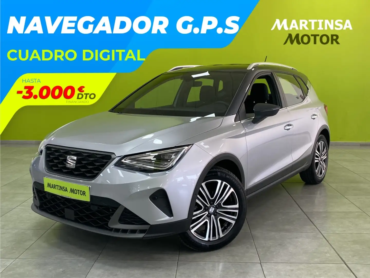 SEAT Arona 1.0 TSI S&S FR XM 110 Plateado - 1