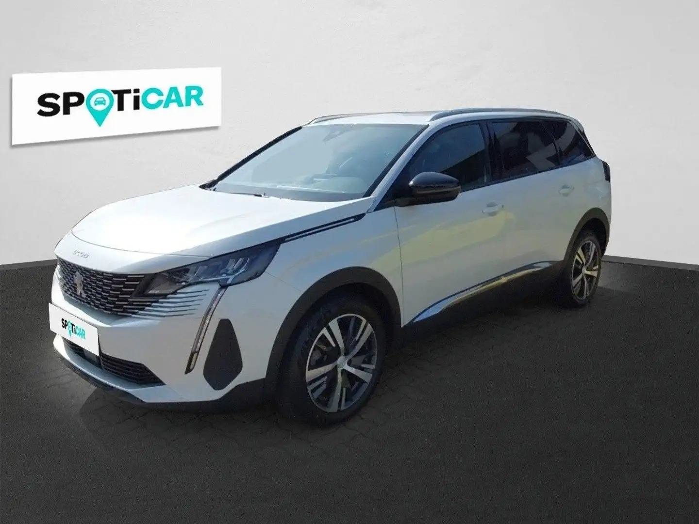 Peugeot 5008 Allure Pack 130 Pure Tech, 7 Sitzer Wit - 1
