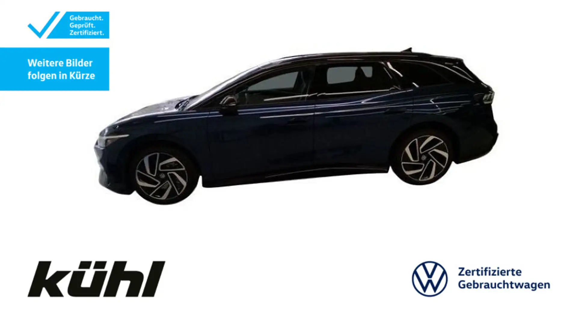 Volkswagen ID.7 Tourer Pro IQ.Light/ACC/HuD/360°/App/Navi/A Blau - 1