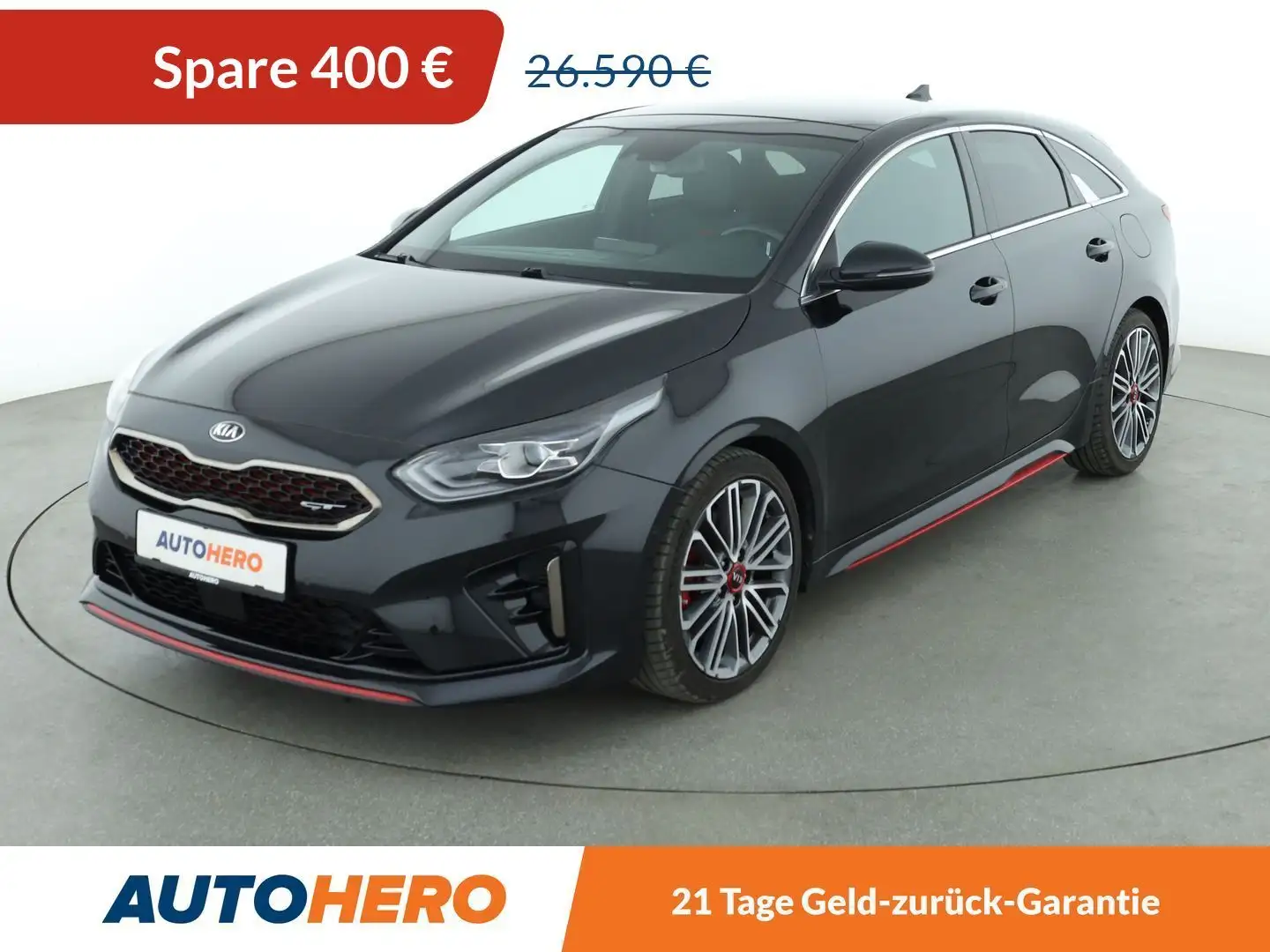 Kia ProCeed / pro_cee'd 1.6 TGDI GT Aut*NAVI*LED*ACC*CAM*PDC*SHZ* Schwarz - 1