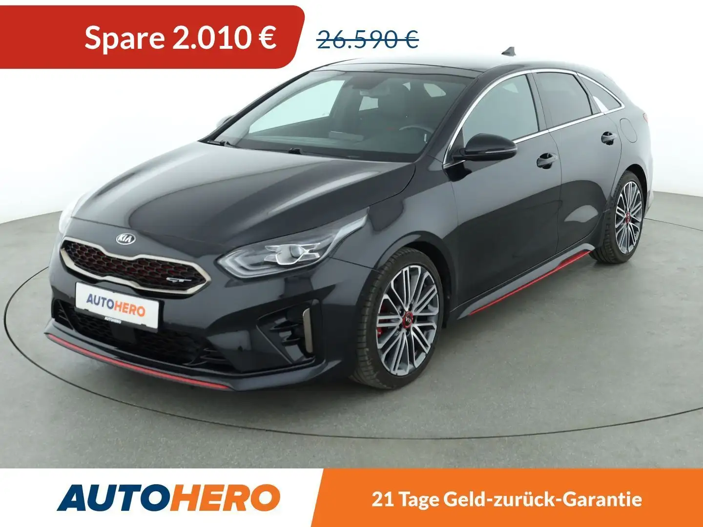 Kia ProCeed / pro_cee'd 1.6 TGDI GT Aut*NAVI*LED*ACC*CAM*PDC*SHZ* Noir - 1