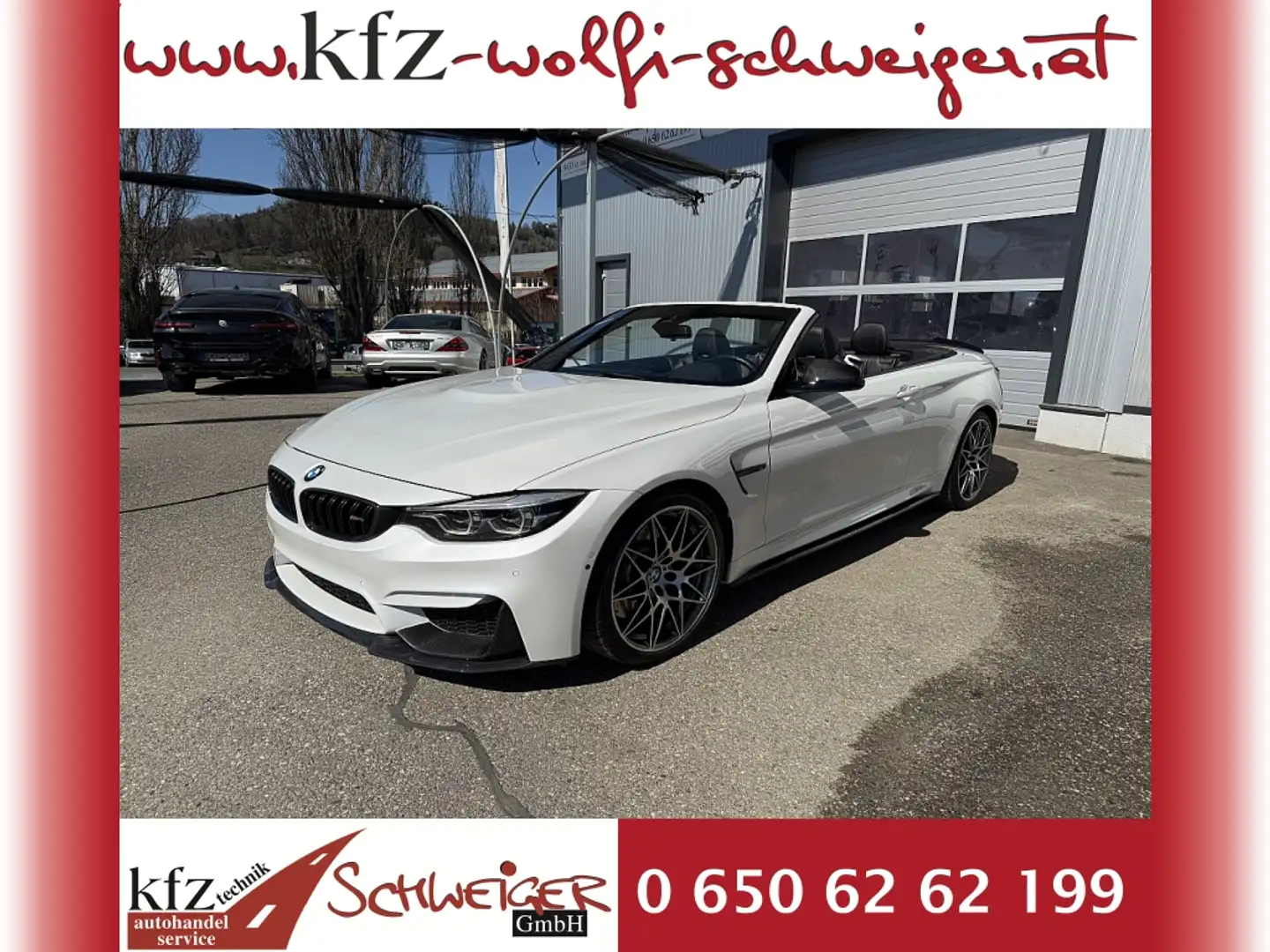 BMW M4 Cabrio COMPETITION DKG !!!!! Blanc - 1