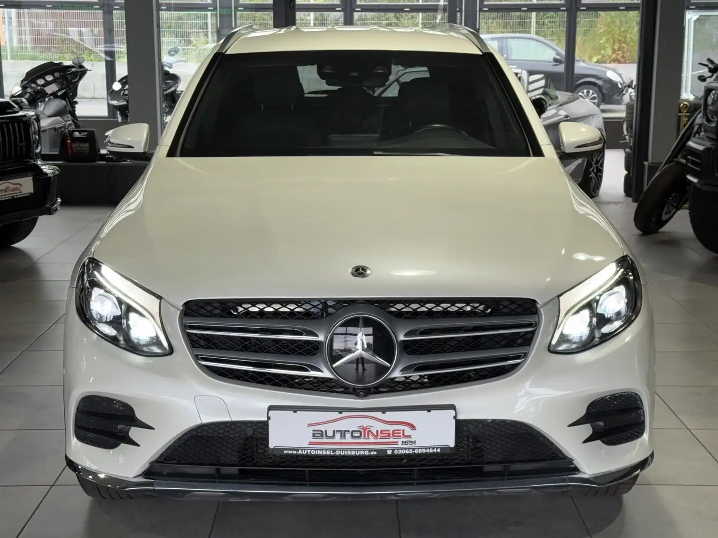 Mercedes-Benz GLC 220 d 4Matic 9G AMG-Line ACC Keyless LED 360° Blanco - 2