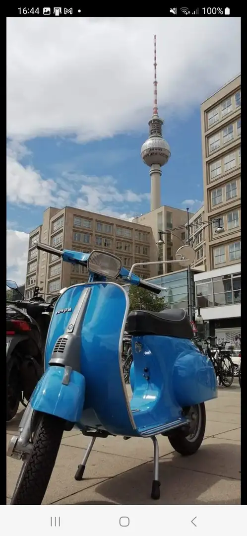 Vespa 50 Bleu - 1
