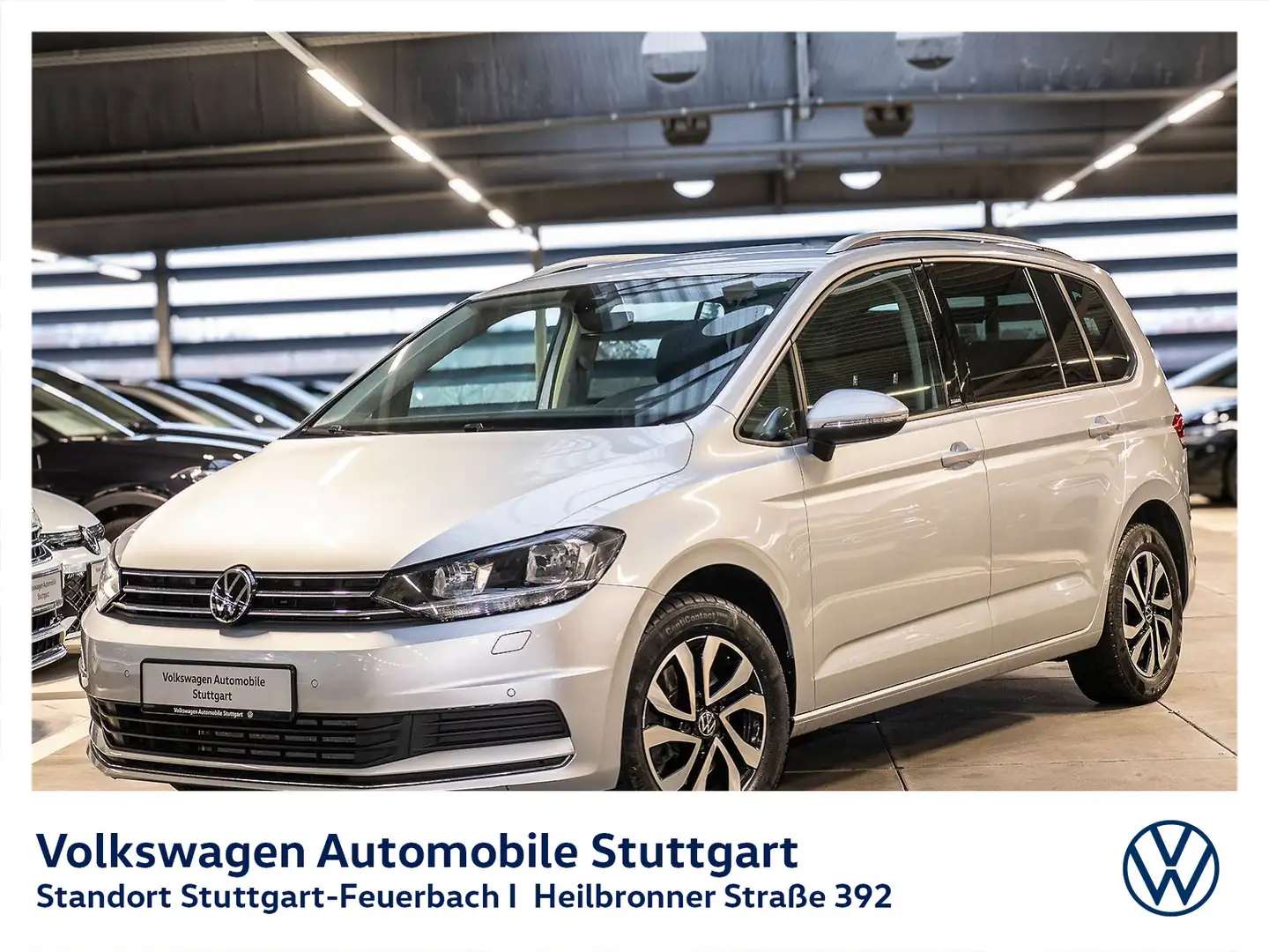 Volkswagen Touran 1.5 TSI Active DSG 7-Sitze Navi AHK Silber - 2
