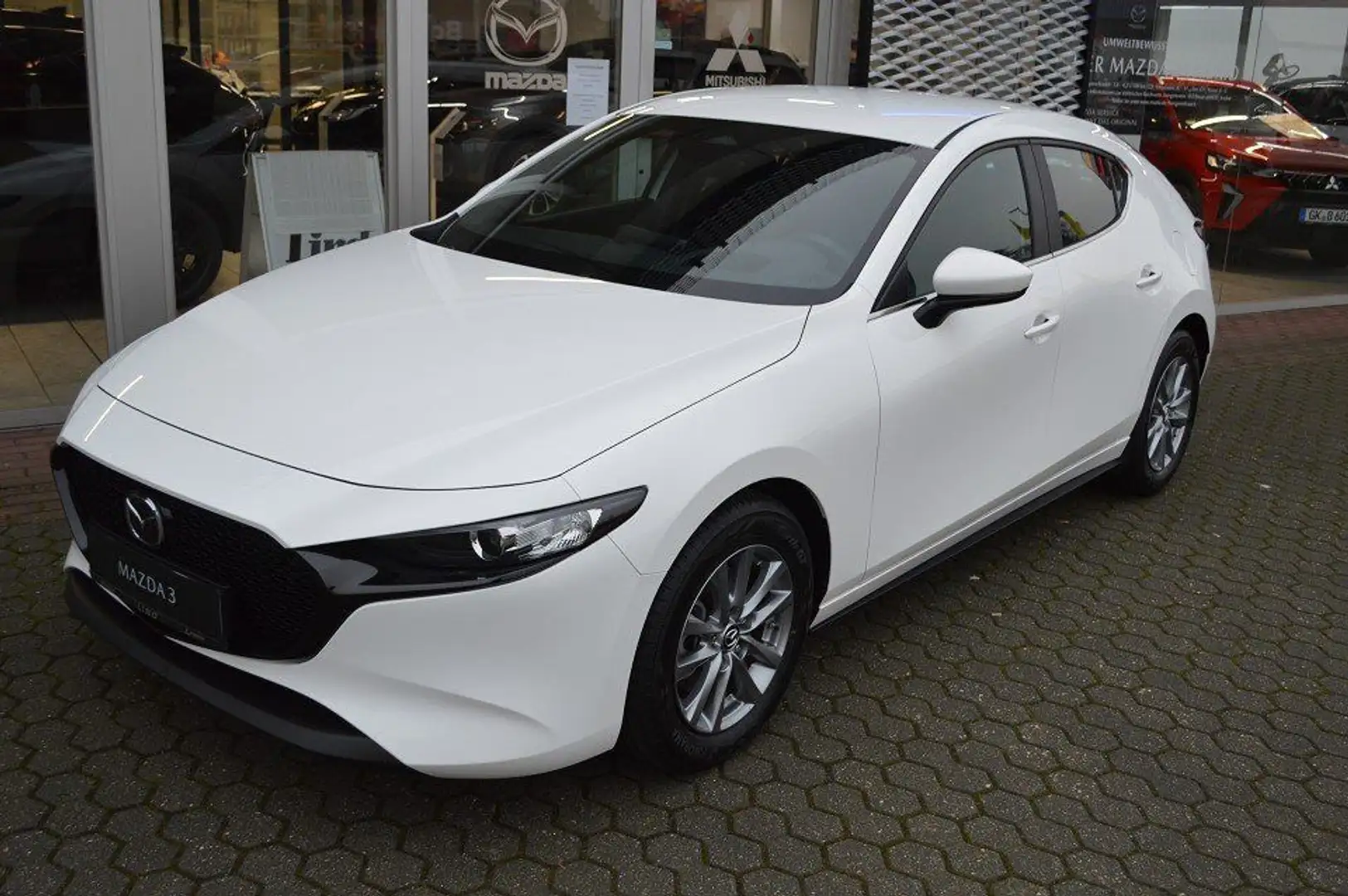 Mazda 3 2.5L e-SKYACTIV G 140ps Weiß - 1