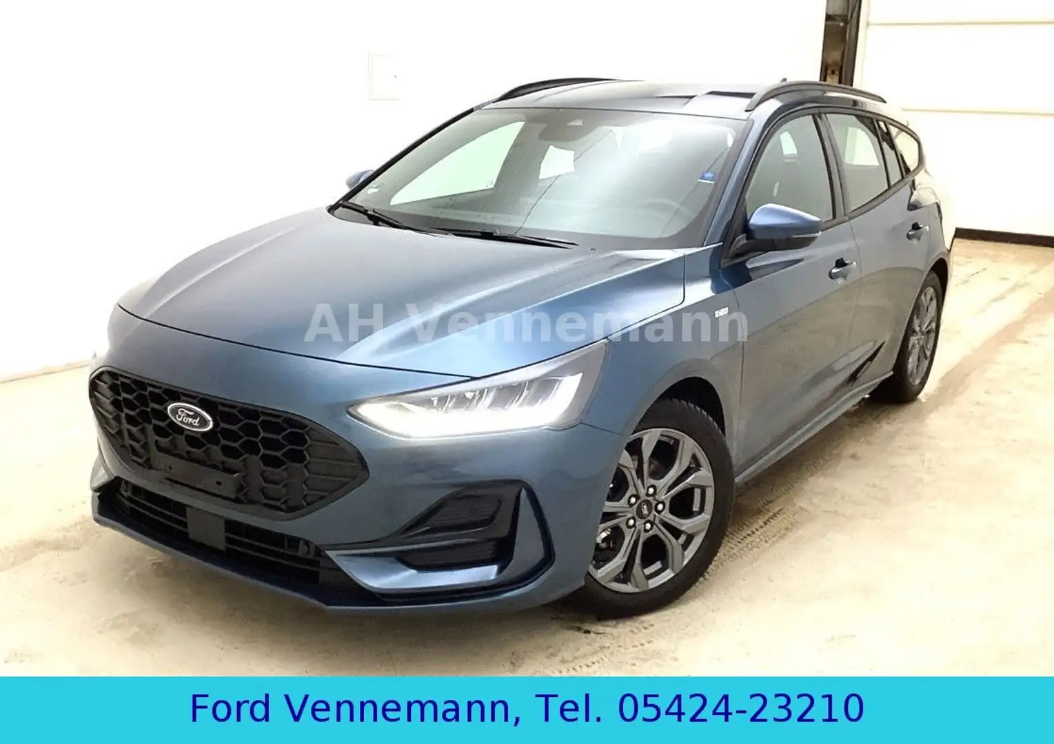 Ford Focus 1.0 EB ST-Line Tur Aut*eKlapp*Ergo-Sitz* Bleu - 1