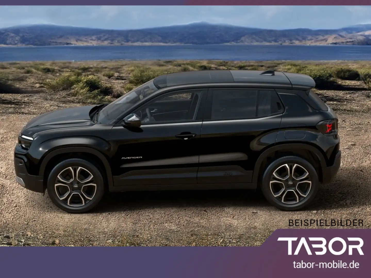 Jeep Avenger 1.2 MHEV 110 DCT Summit Pano Leder Nav Schwarz - 2