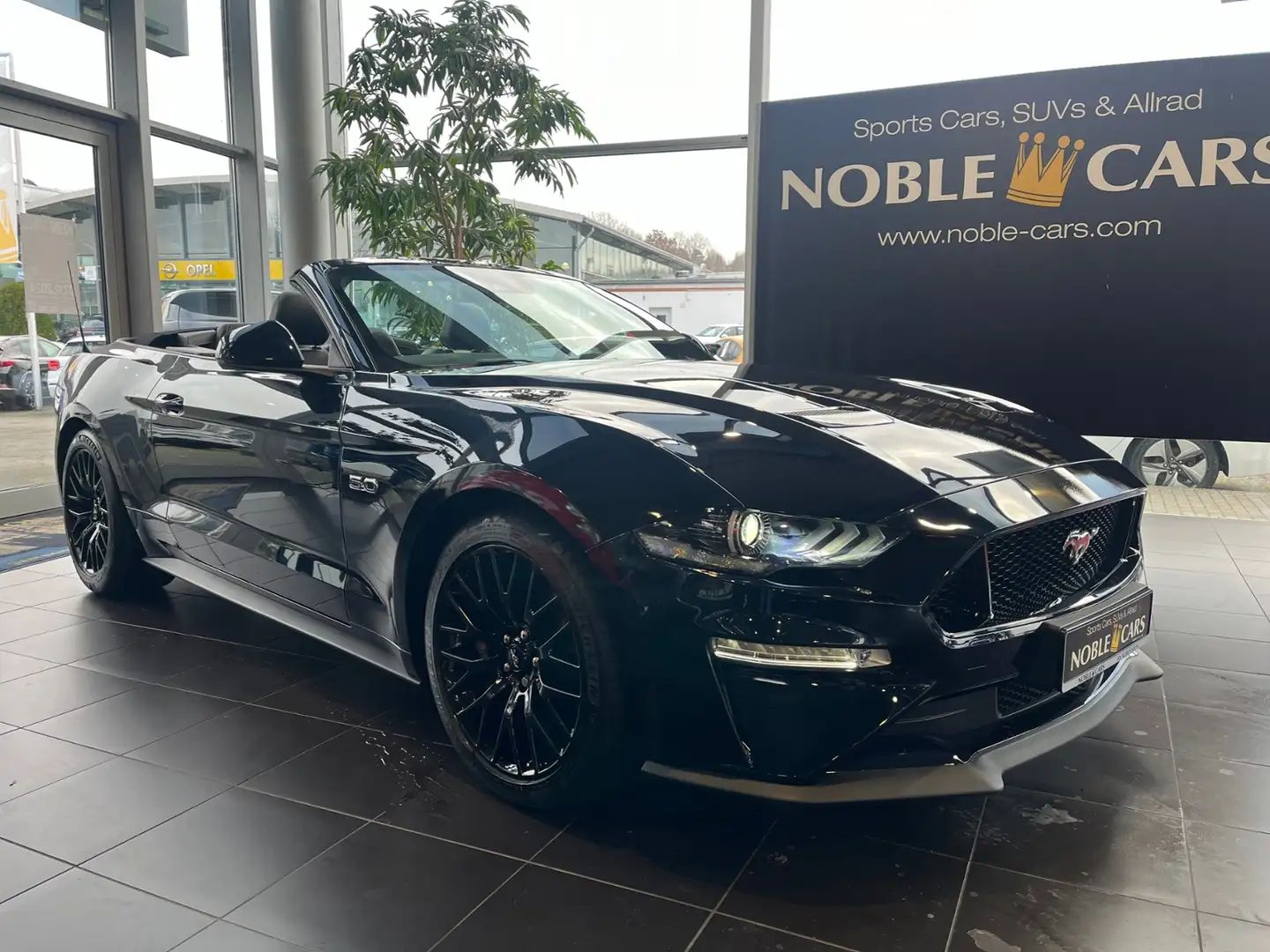 Ford Mustang GT Convertible LED NAVI LEDER ALU Blau - 1