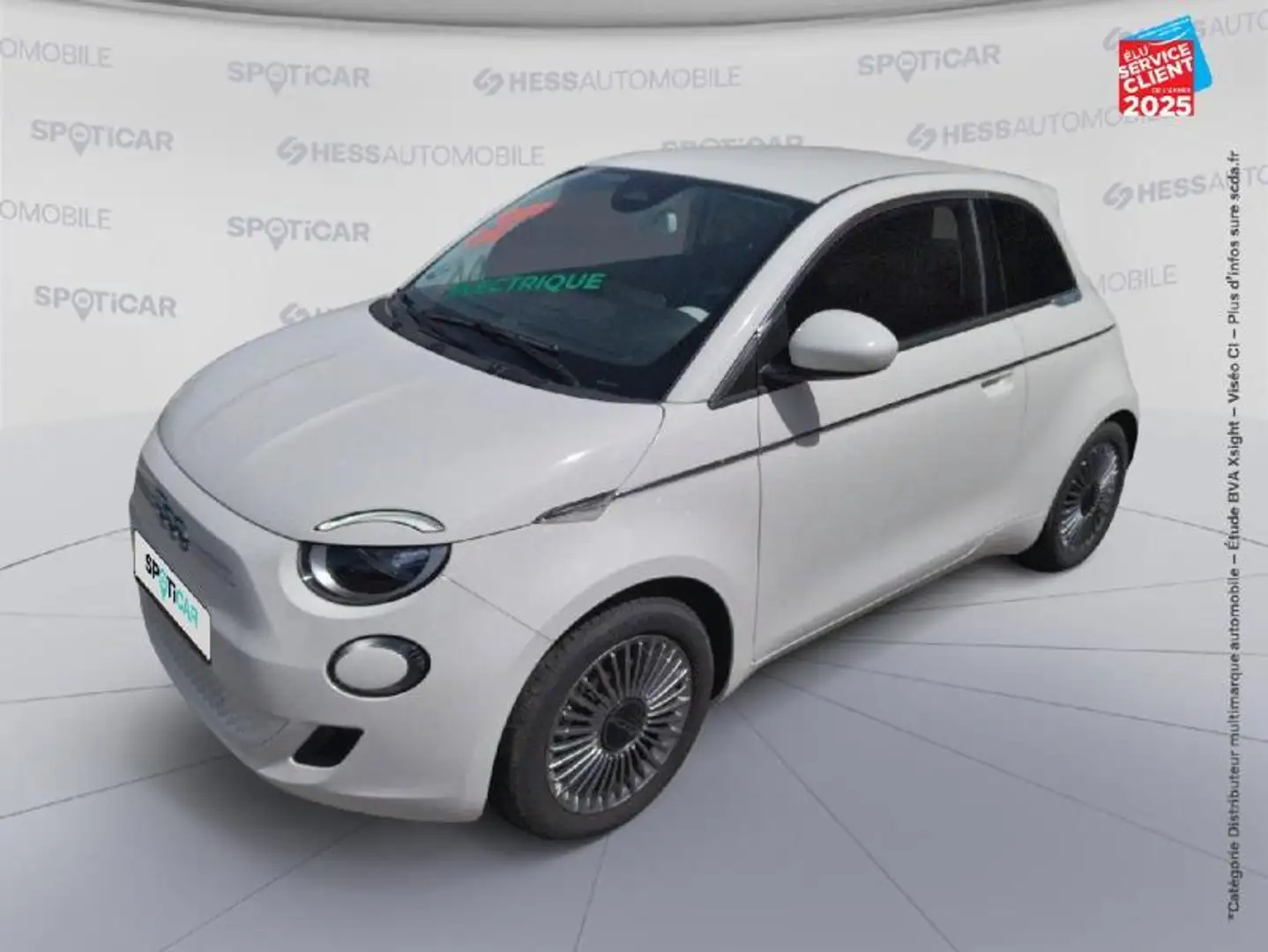 Fiat 500e e 118ch Pack Style Blanc - 1