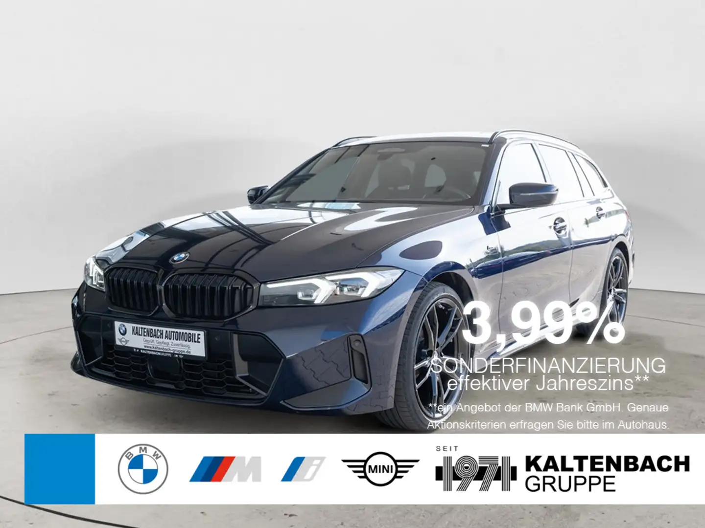 BMW 320 d Touring xDrive M-Sport AHK STANDHZ LED Bleu - 1