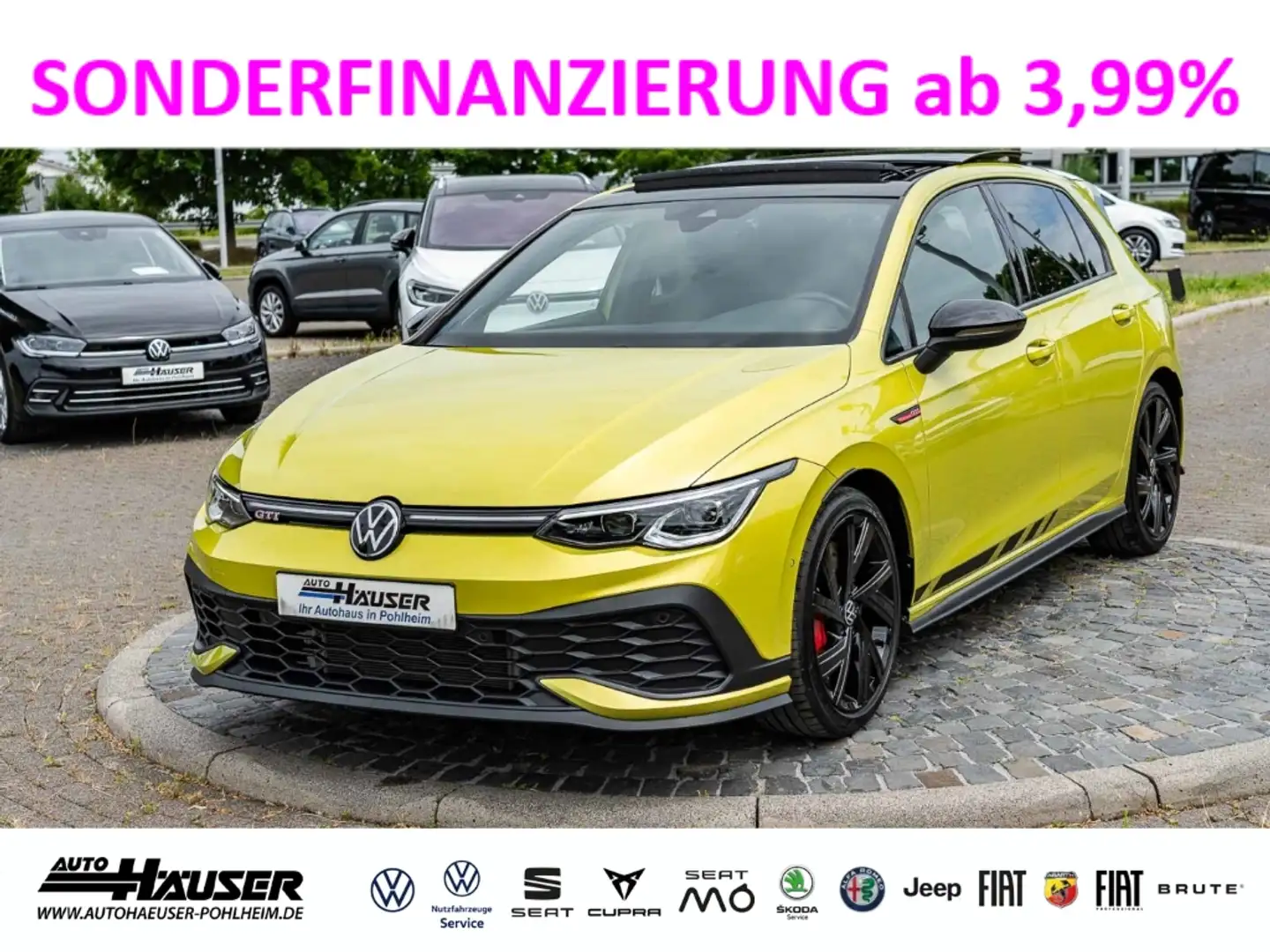 Volkswagen Golf GTI VIII Clubsport 2.0 TSI DSG DCC PANO HARMAN-KARDON Yellow - 1