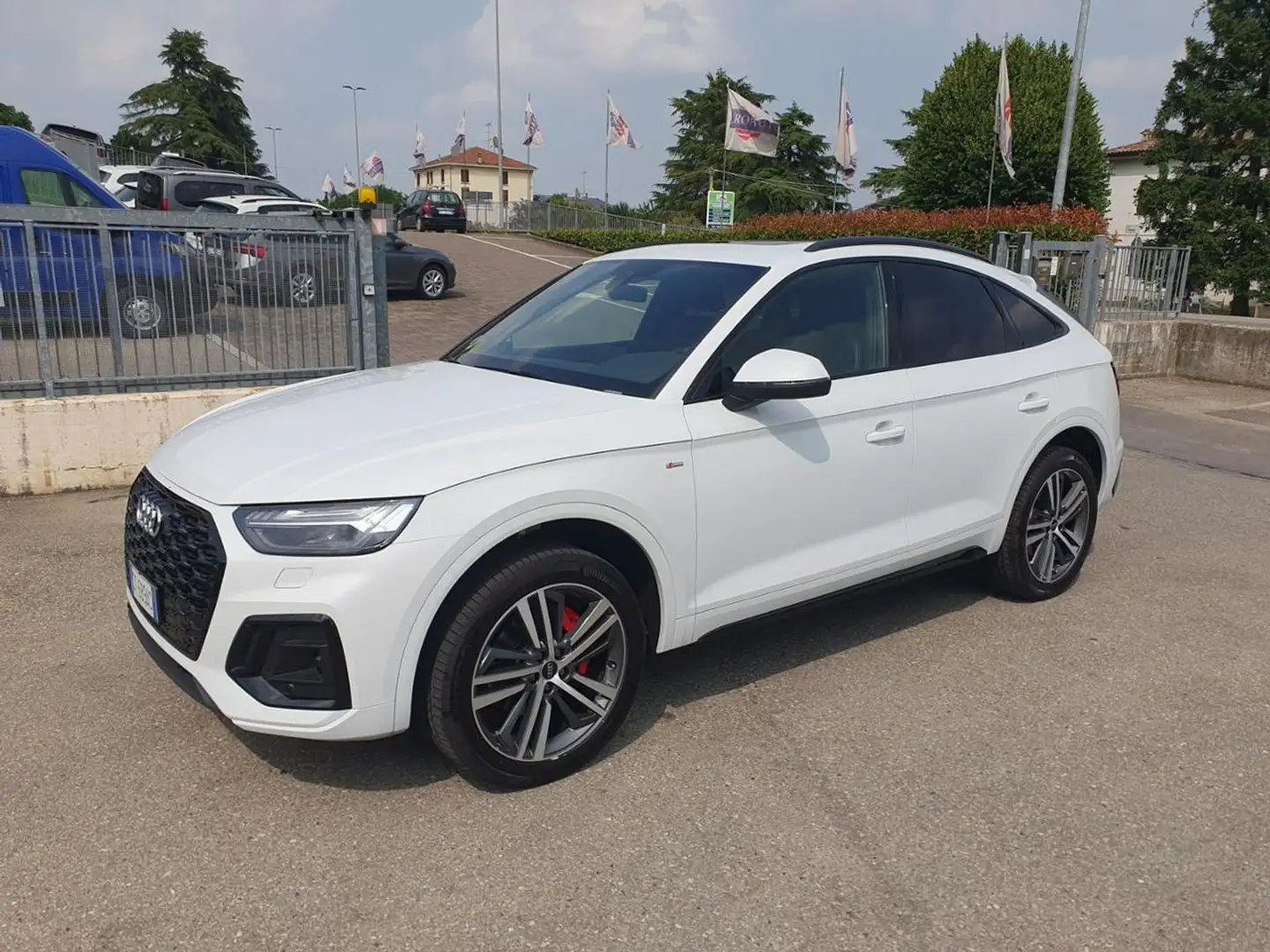Audi Q5 SPB 40 TDI quattro S tronic S line Bianco - 2