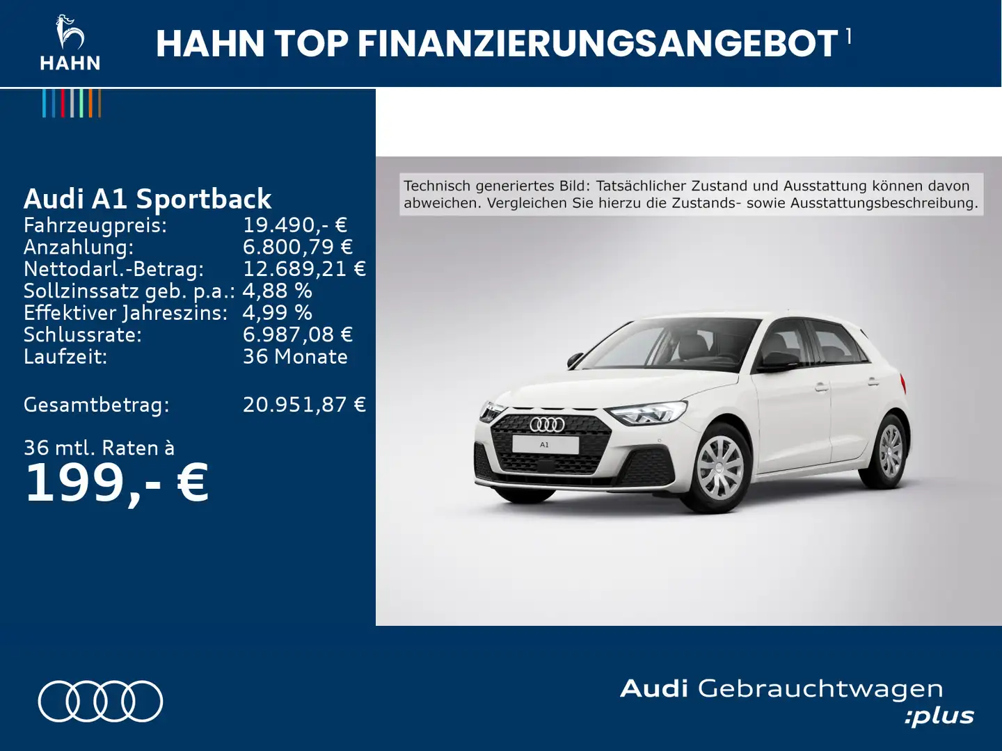 Audi A1 25 TFSI S tronic LED Cam Navi Weiß - 2