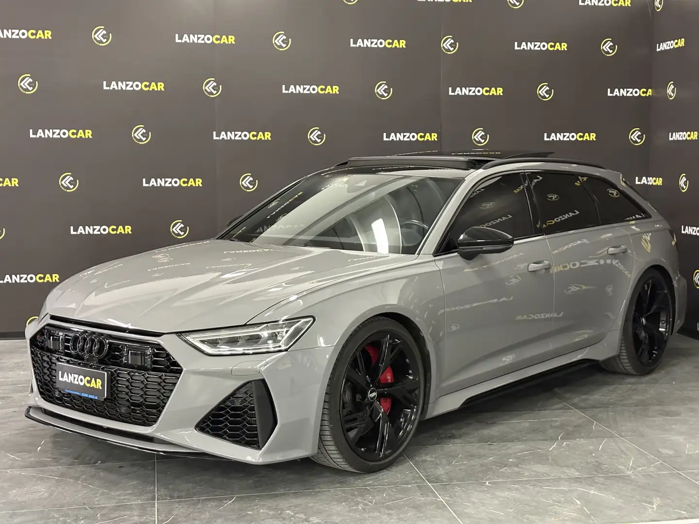 Audi RS6 MHEV*600 CV*TETTO*GRIGIO NARDO'*4X4*IVA ESPOSTA* Grau - 1