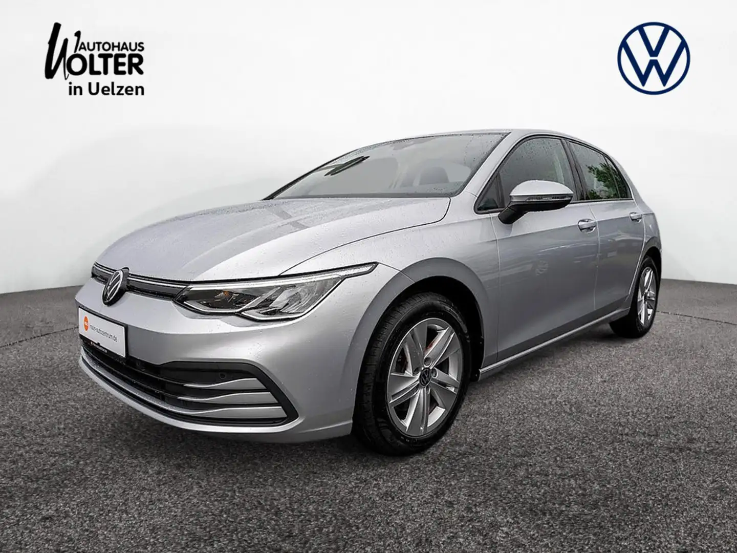 Volkswagen Golf VIII 1.5 eTSI Life LED SHZ ALU PDC Argent - 1