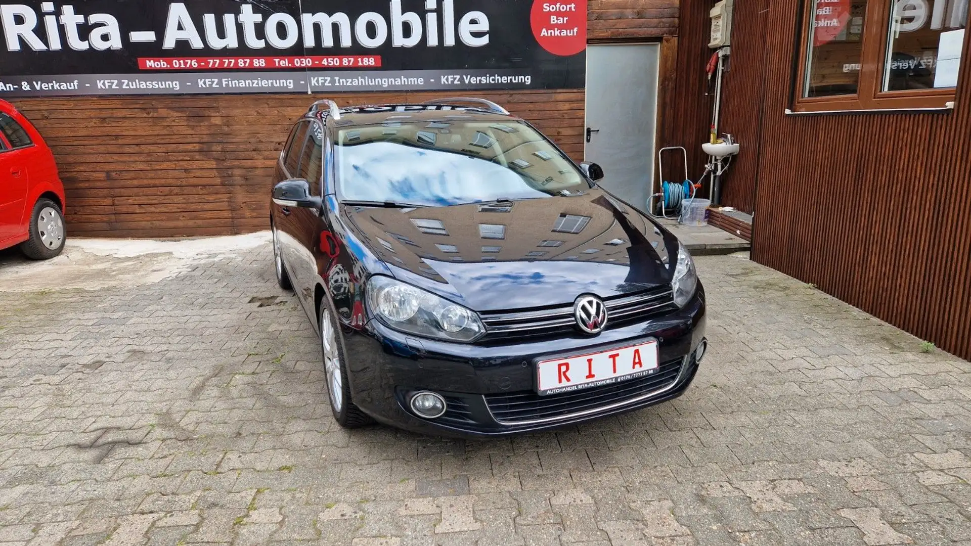 Volkswagen Golf VI Variant Style Panorama, 1 Hand Black - 1