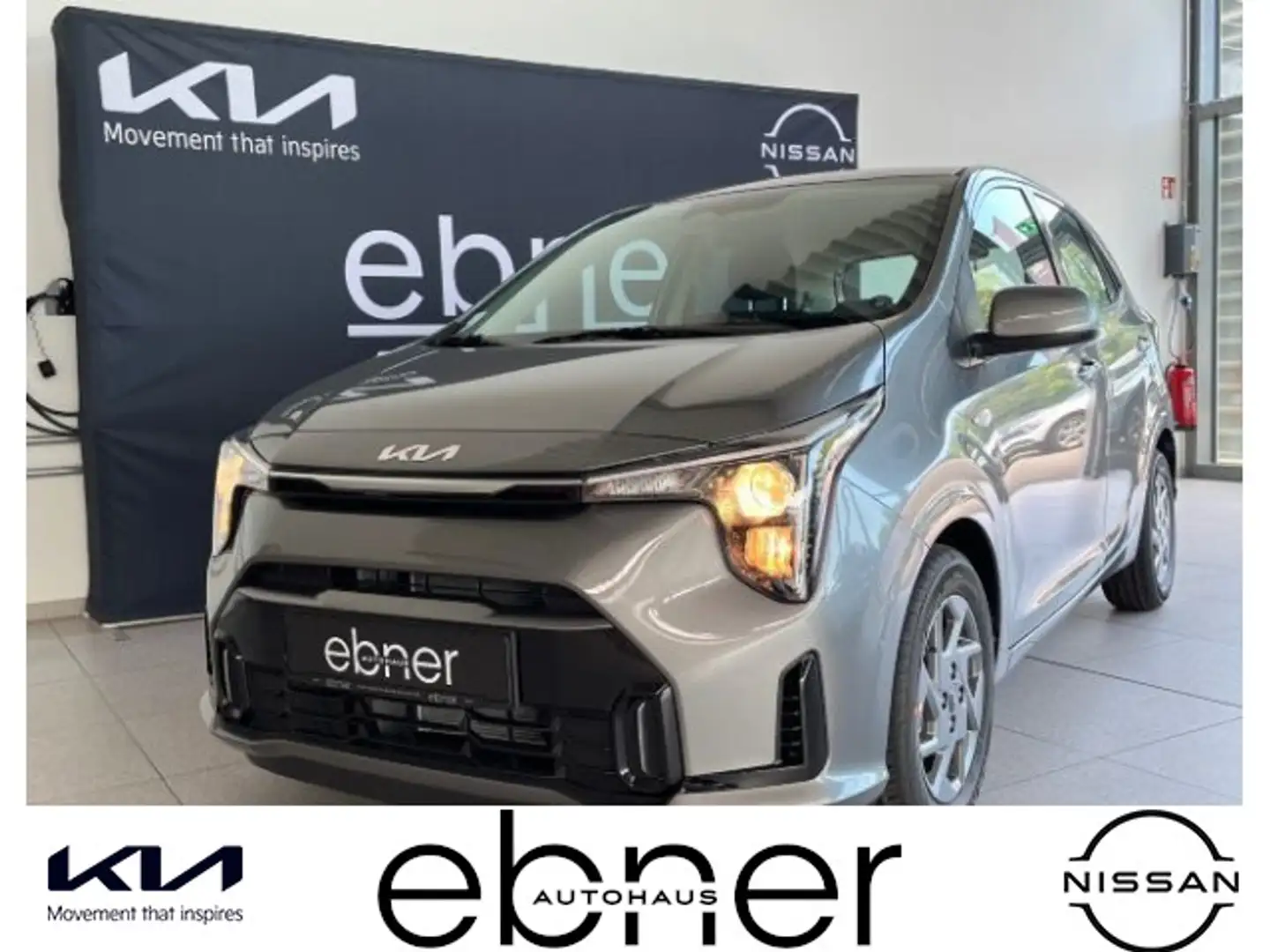 Kia Picanto KIA New Picanto Vision 1.2 79PS mit Navi Grijs - 1