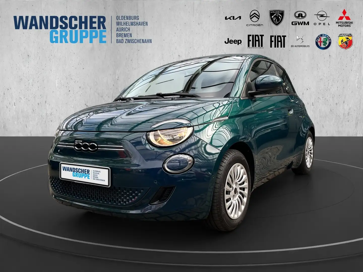 Fiat 500e 500 e Basis 42 kWh Carplay+PDC+RFK+SHZ Grün - 1