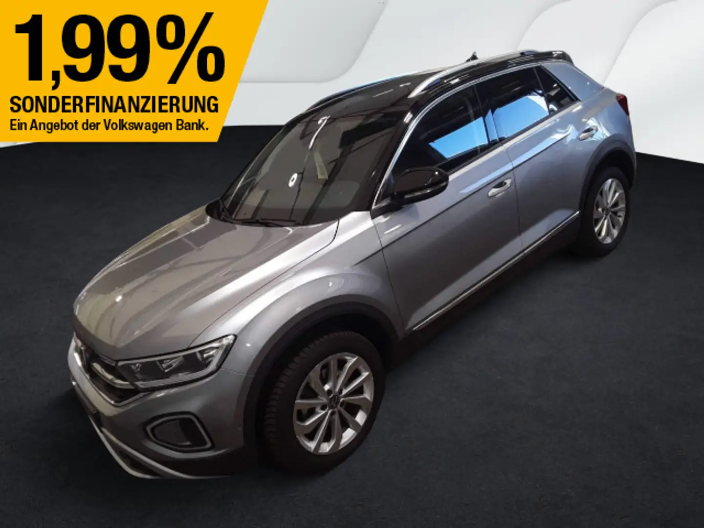 Volkswagen T-Roc 1.5 TSI Style DSG *AHK*ACC*LED+*NAV*SHZ* Silber - 2