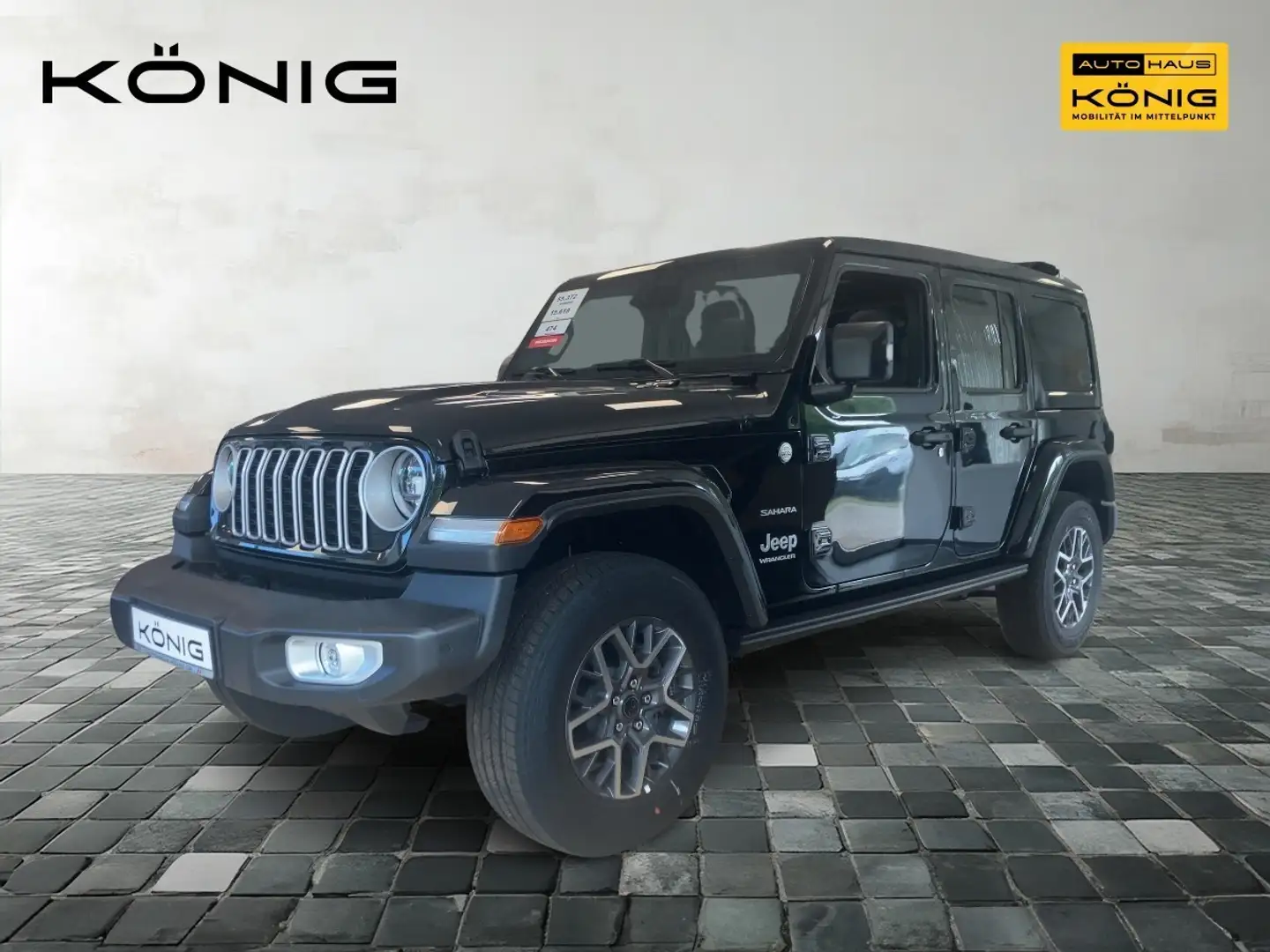 Jeep Wrangler ICEMY24 Sahara 2.0l GDI 272PS 4x4 AT8 Schwarz - 2