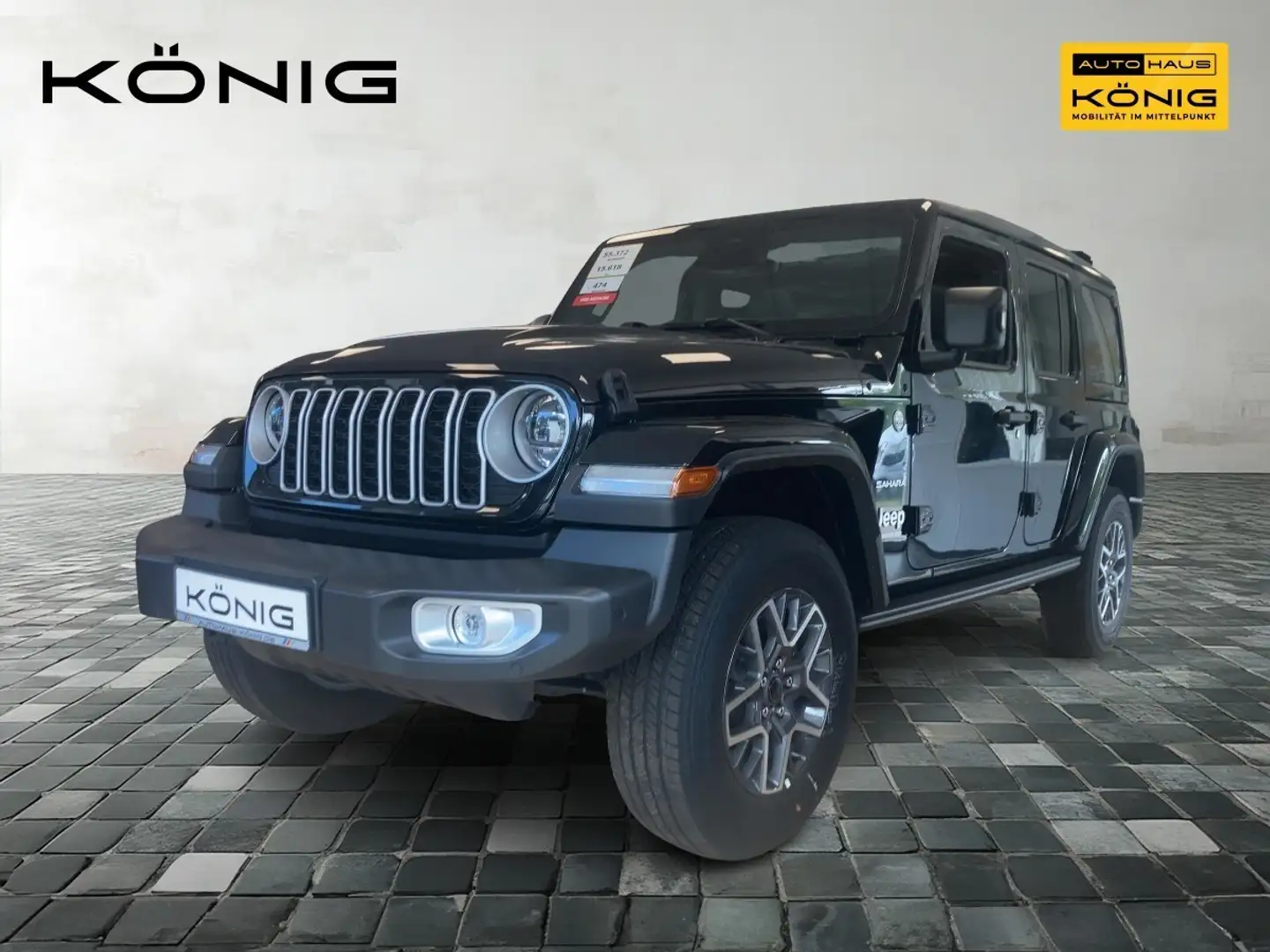 Jeep Wrangler ICEMY24 Sahara 2.0l GDI 272PS 4x4 AT8 Schwarz - 1