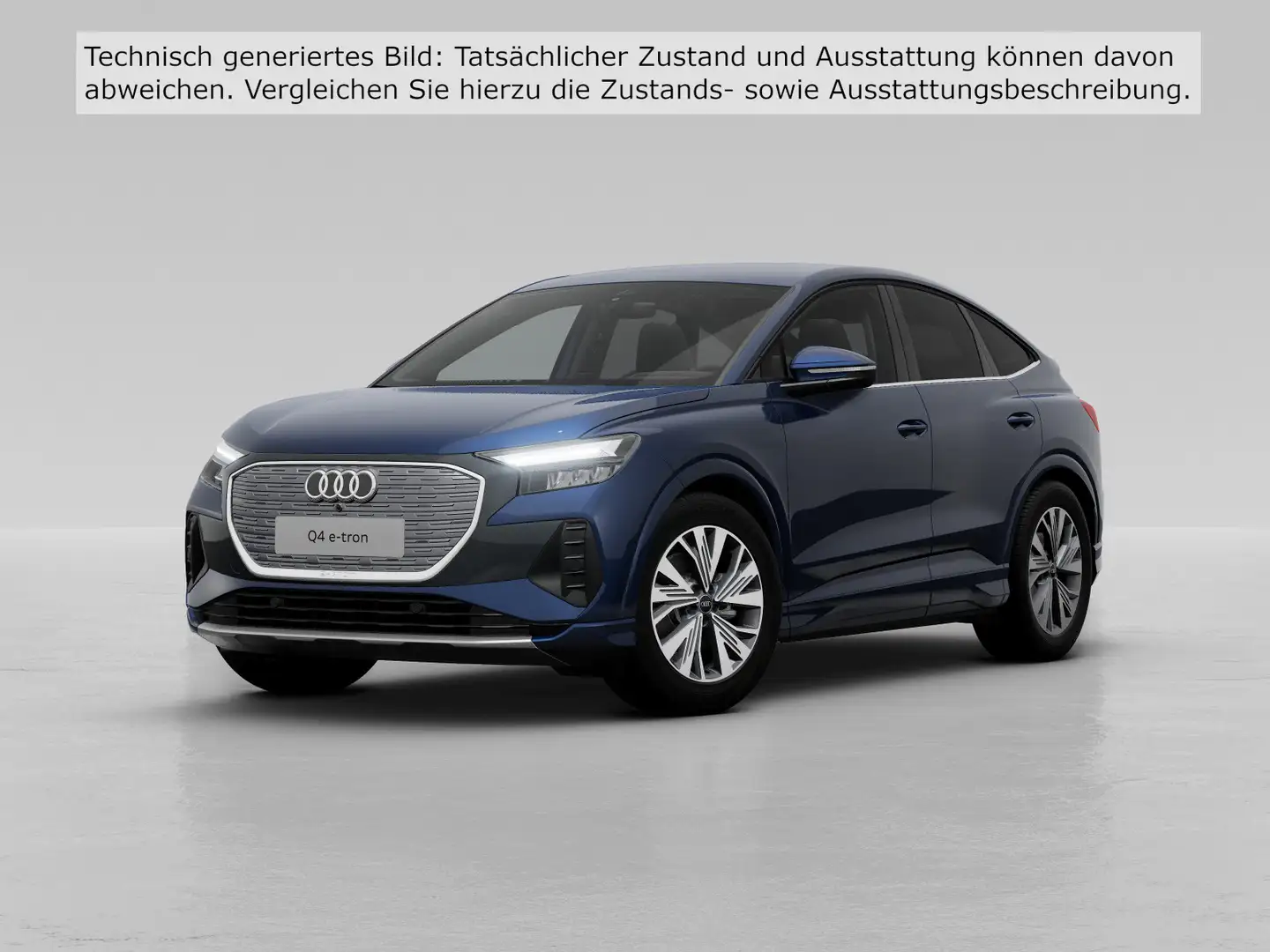 Audi Q4 e-tron Q4 Sportback 35 e-tron ACC ADVANCED KEYLESS SHZ Modrá - 2