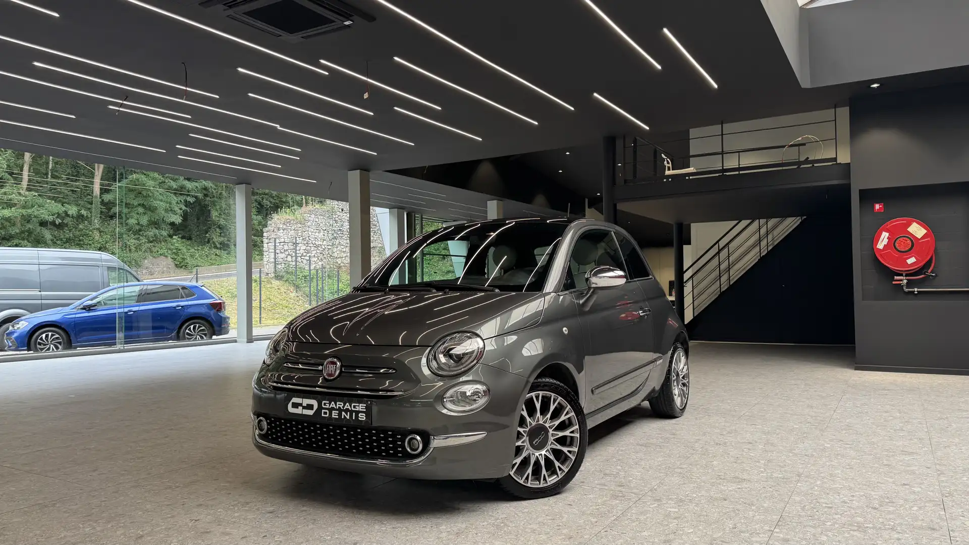 Fiat 500 500 1.2i Sport *GPS*TOIT-PANO*LED*GARANTIE 12 MOIS Gris - 1