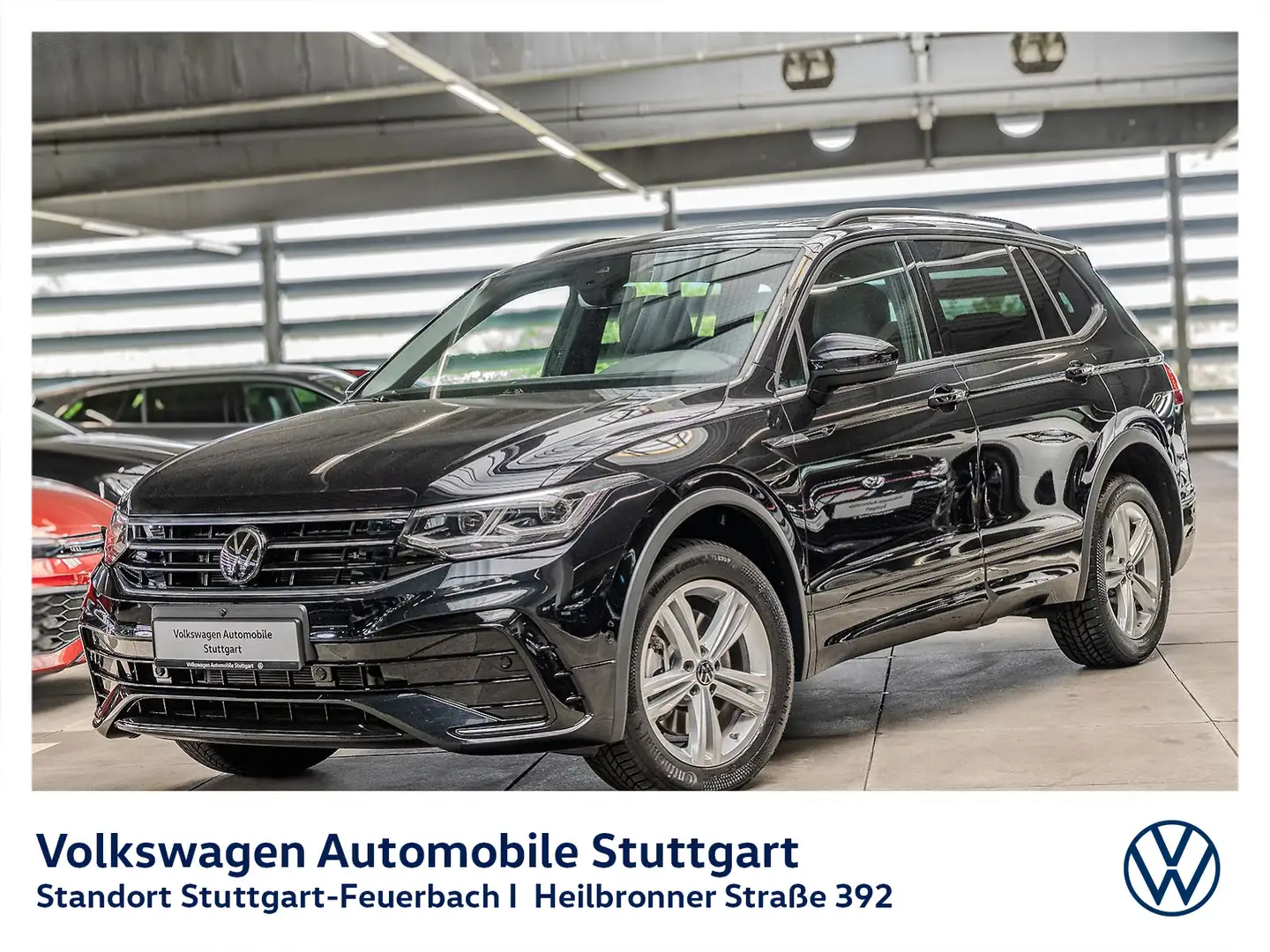 Volkswagen Tiguan Allspace R-Line 2.0 TDI DSG Navi AHK Schwarz - 2
