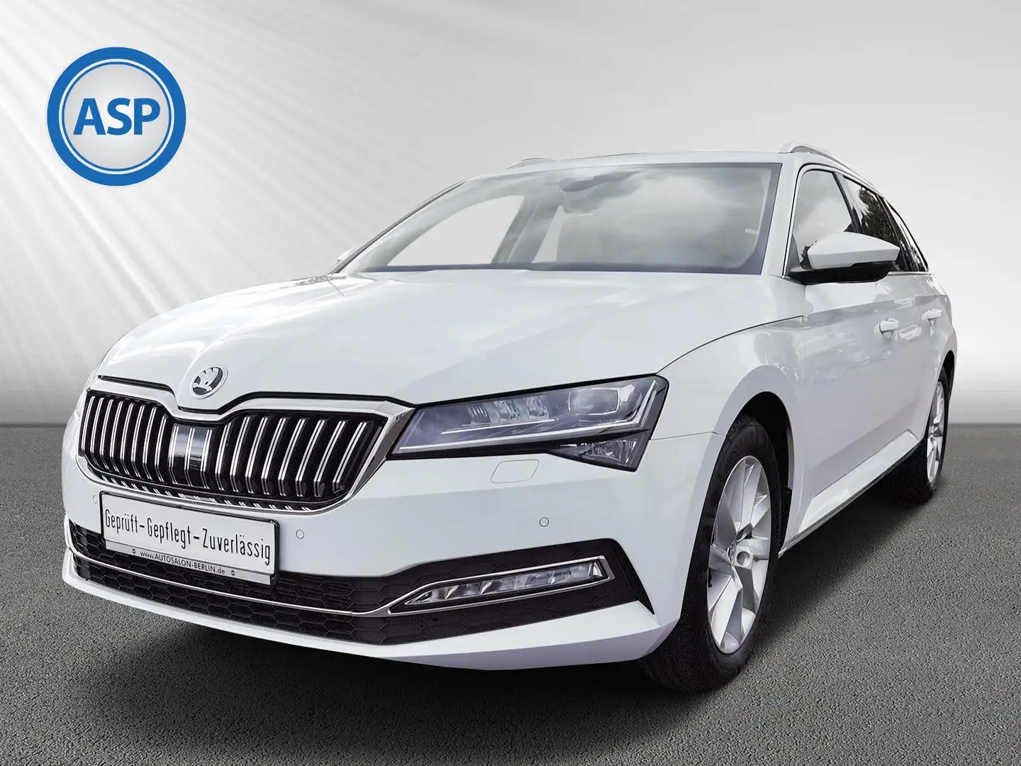 Skoda Superb Premium Edition CANTON COLUMBUS LEDER White - 2