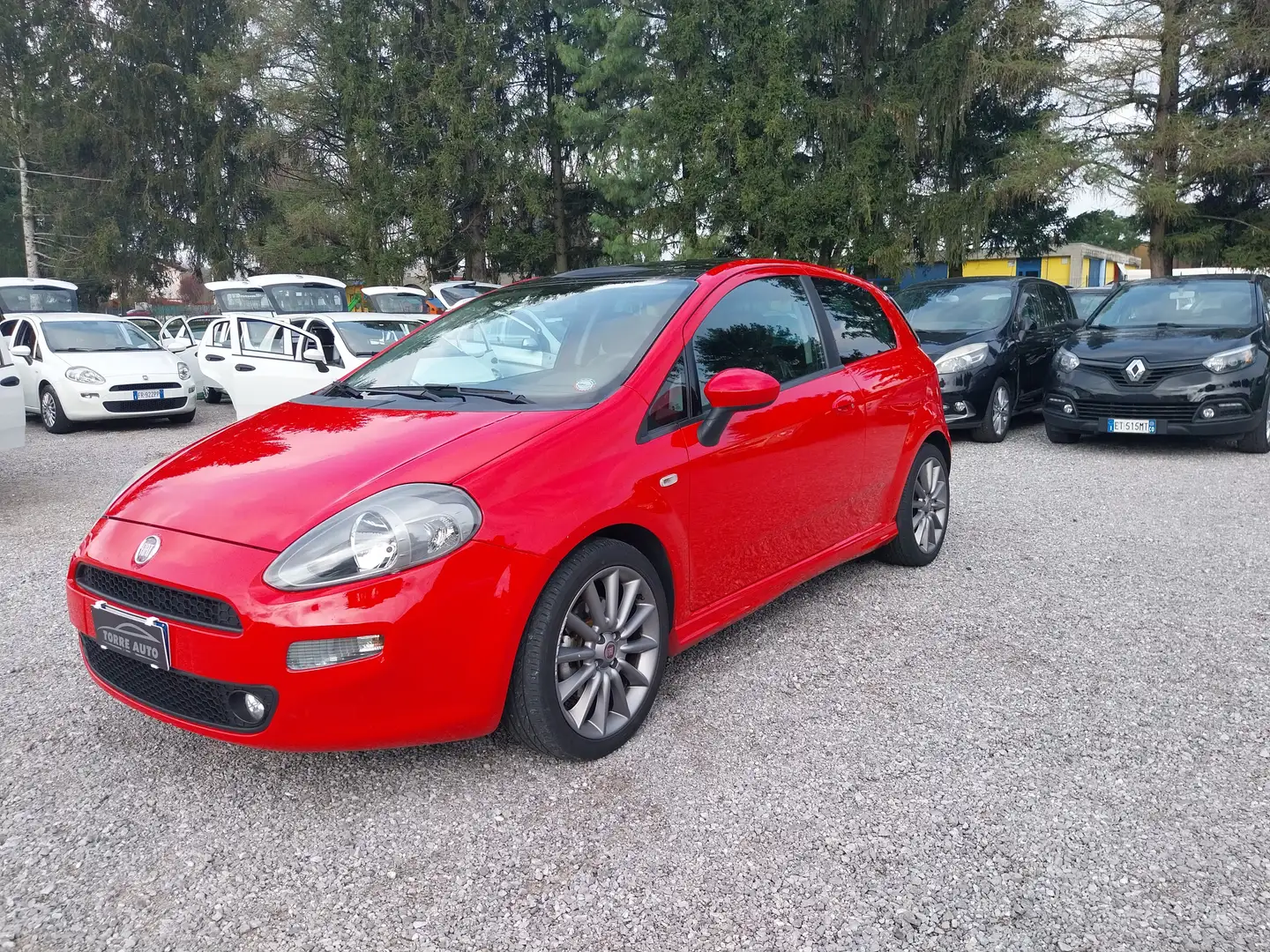 Fiat Punto Punto 3p 1.4 m-air 16v t. Sport s Czerwony - 1