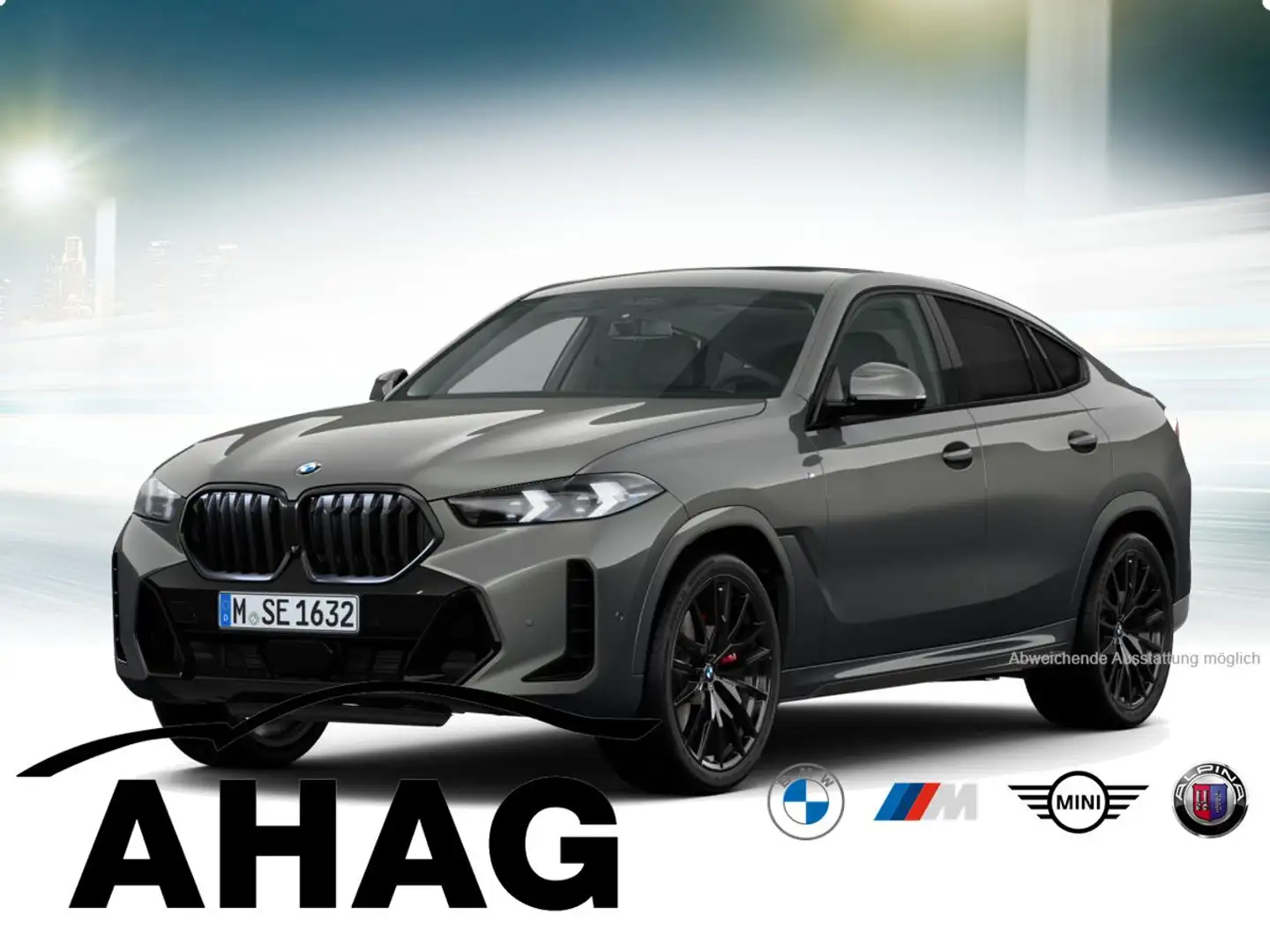 BMW X6 xDrive30d M Sport Navi Tempom.aktiv Panoramadach B Grau - 2