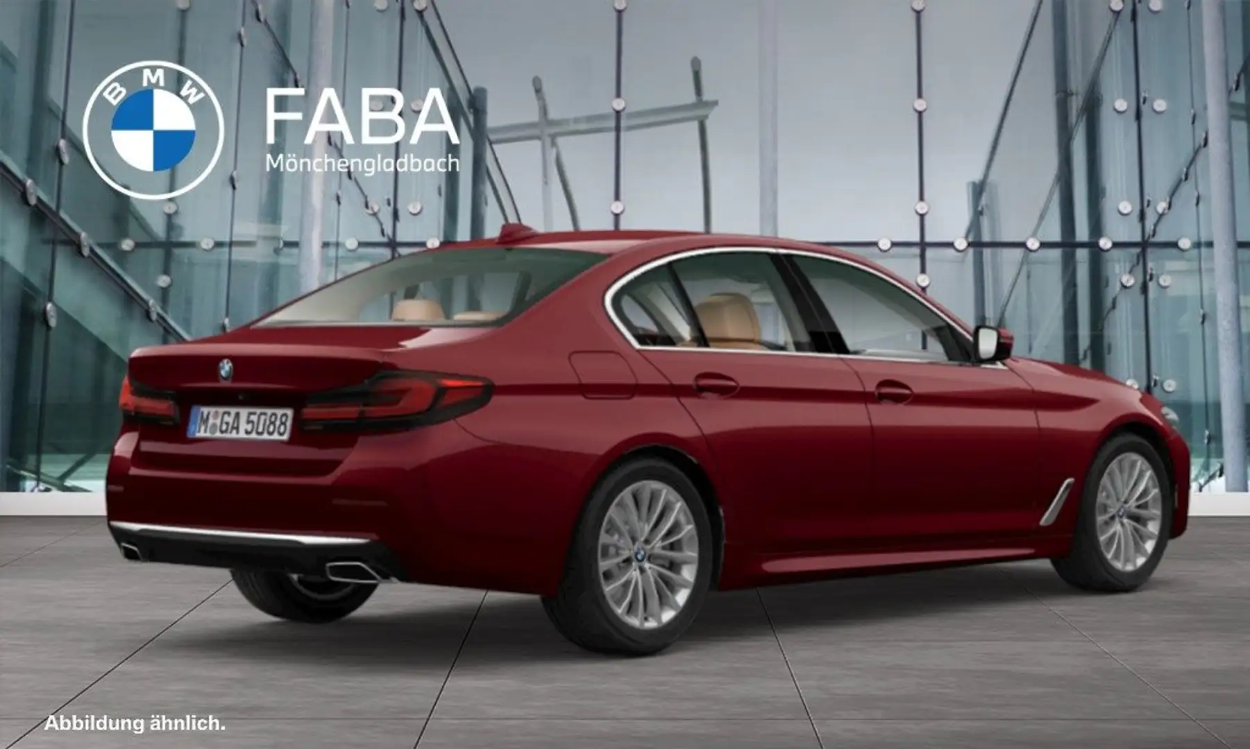 BMW 530 i xDrive Luxury Line Head-Up HiFi DAB WLAN GSD Rot - 2