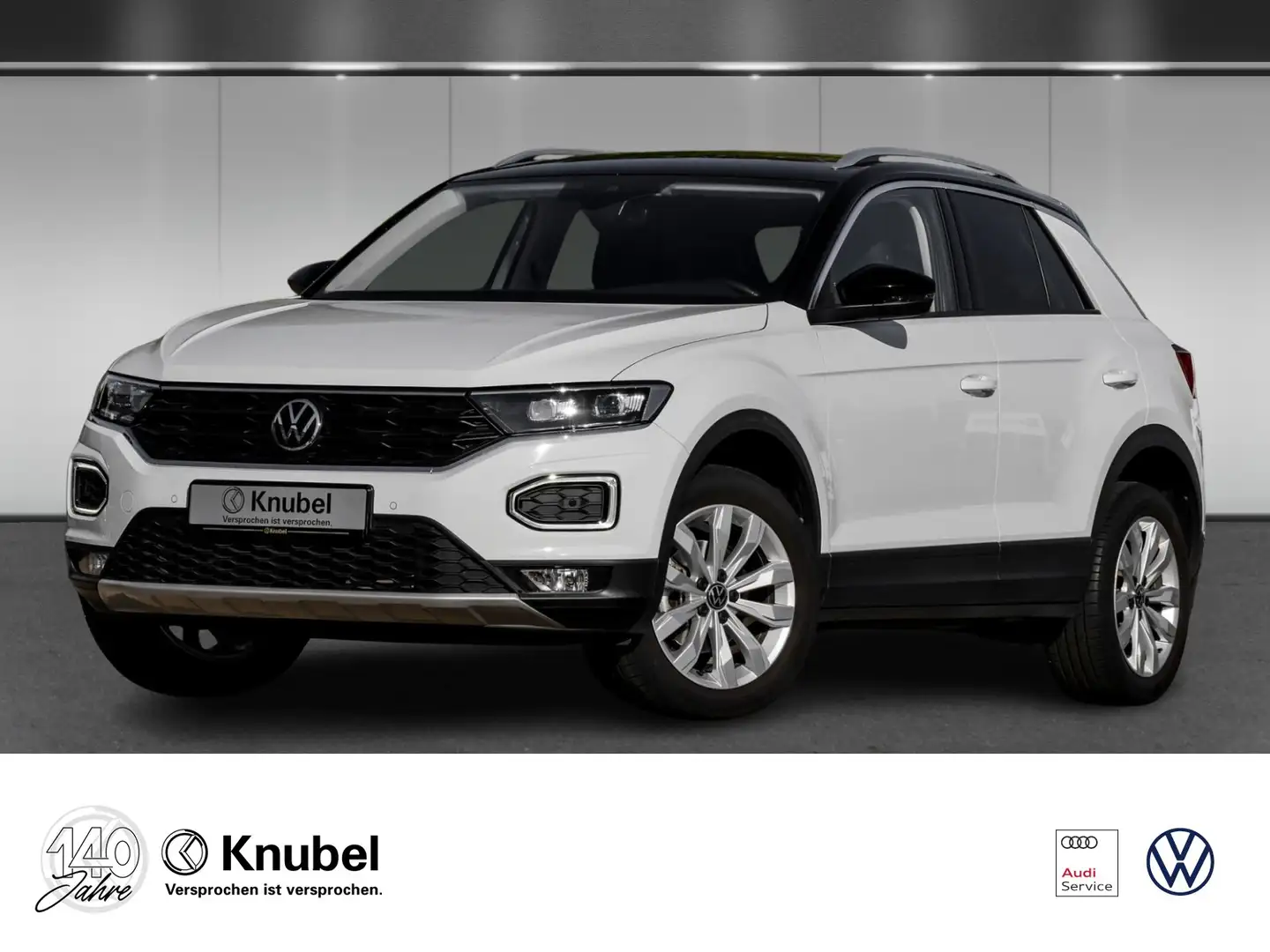 Volkswagen T-Roc Style 1.5 TSI DSG LED Navi AHK ACC RKamera Weiß - 1