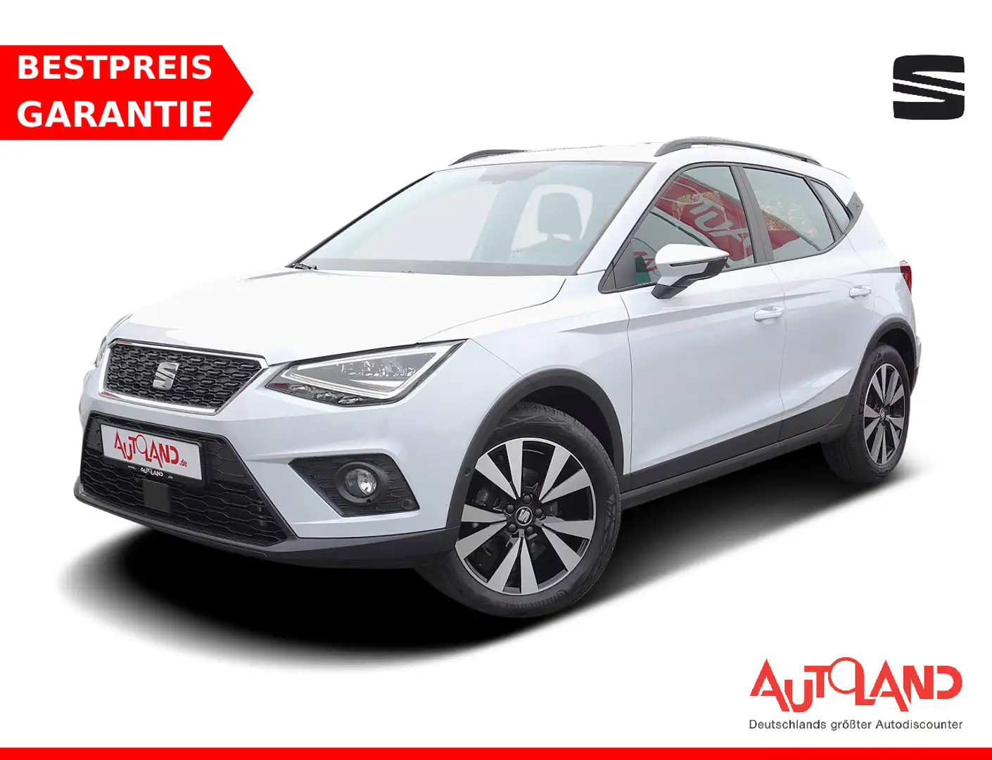 SEAT Arona 1.0 TSI Beats LED Navi Klimaaut Kamera Weiß - 1