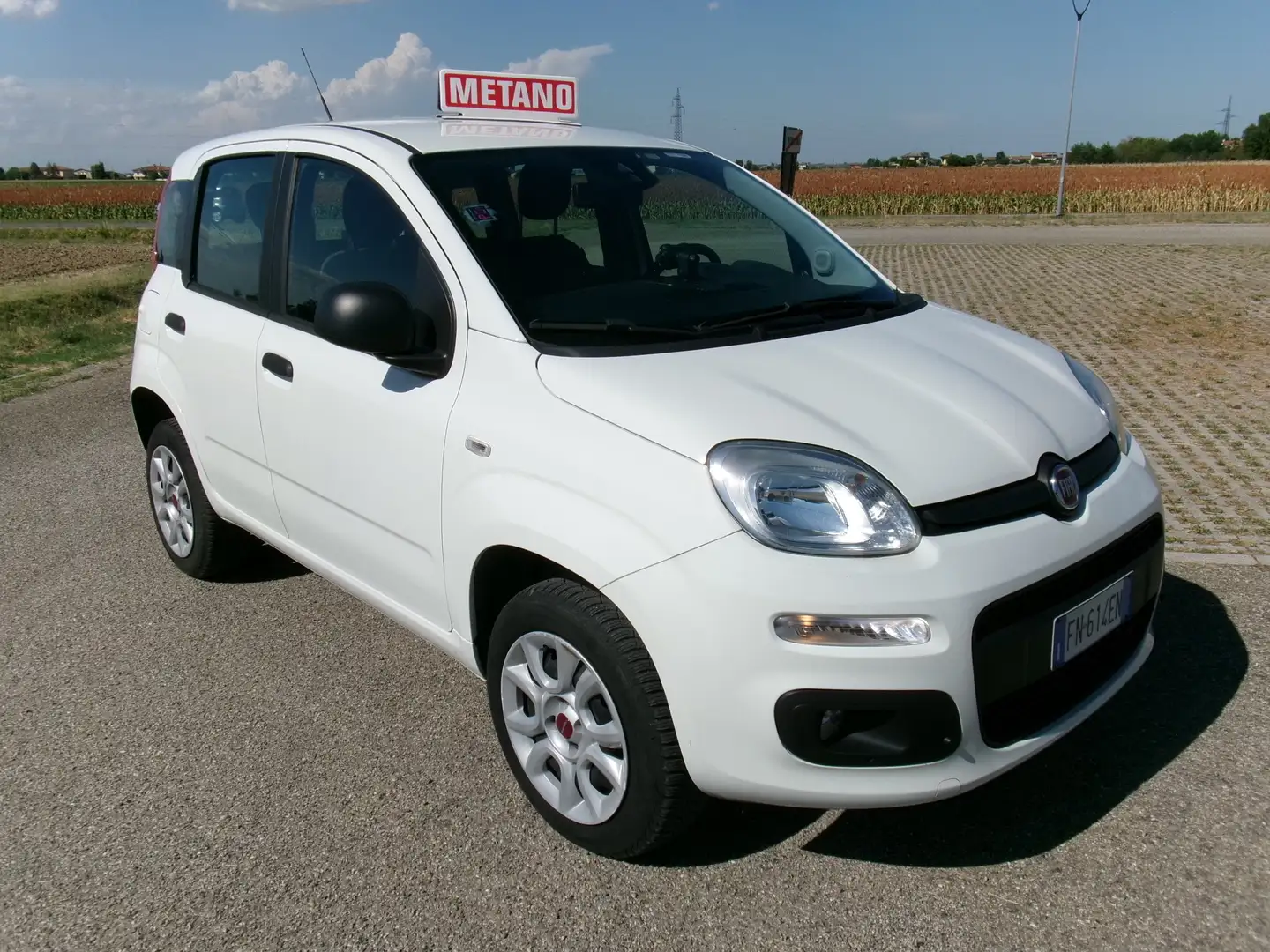 Fiat Panda Panda III 0.9 t.air t. natural power Easy 80cv Blanc - 1