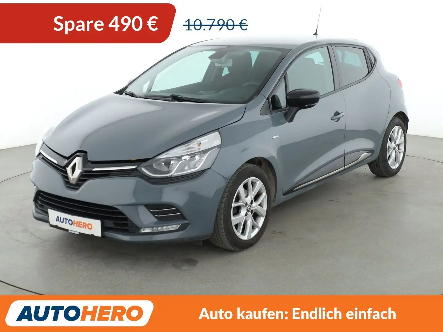 Renault Clio 0.9 Limited *TEMPO*LIM*NAVI*PDC*SHZ* Grau - 1