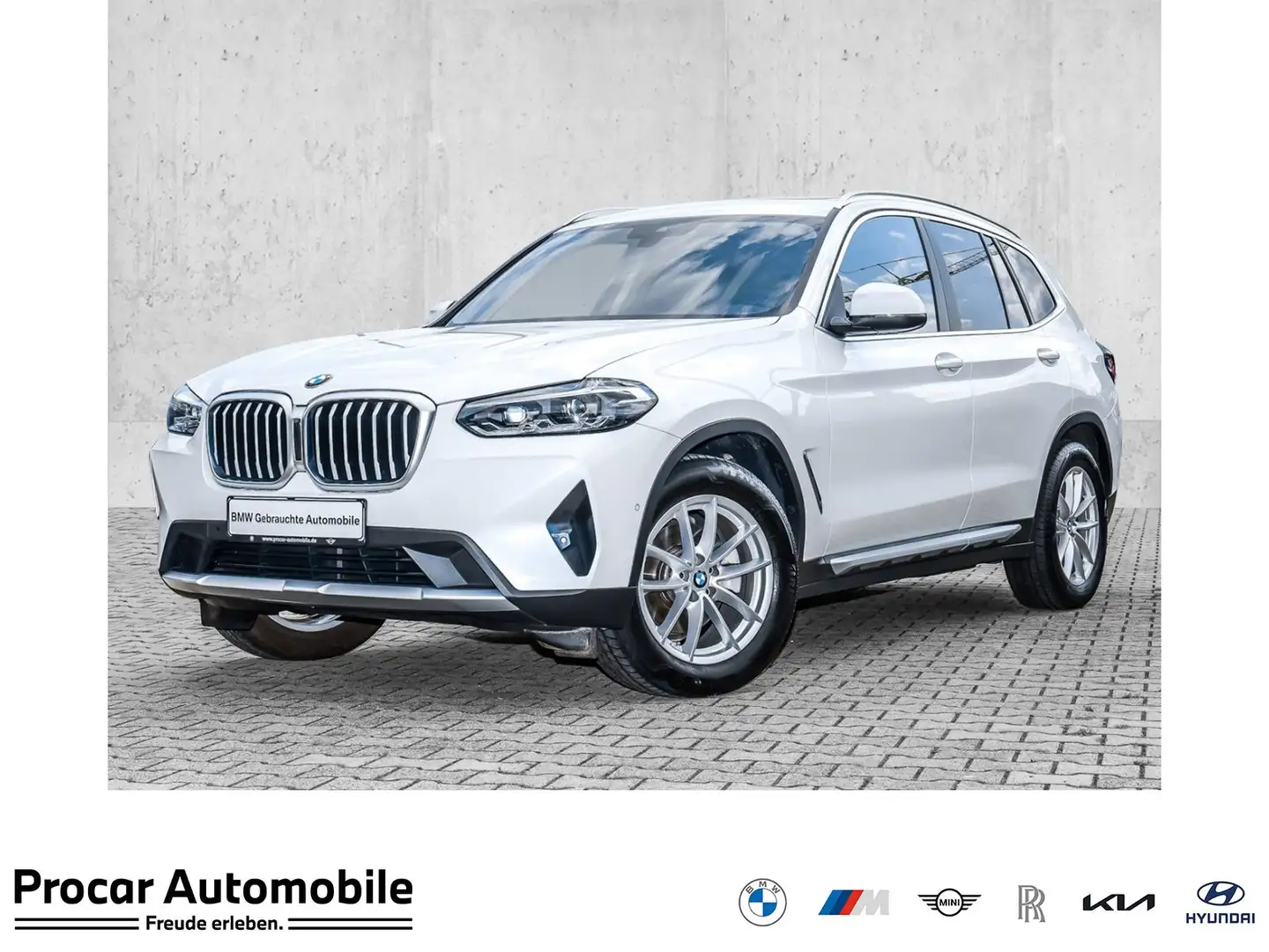 BMW X3 xDrive20d LC+ Pano AHK LED Standheiz. RFK DAB Bianco - 1