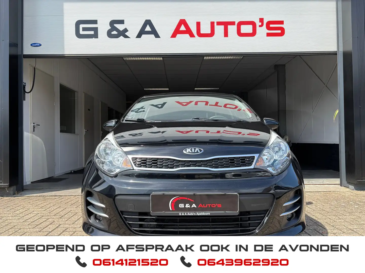 Kia Rio 1.2 CVVT Airco / Navi / Camera / Stoelverw / NW AP Noir - 2