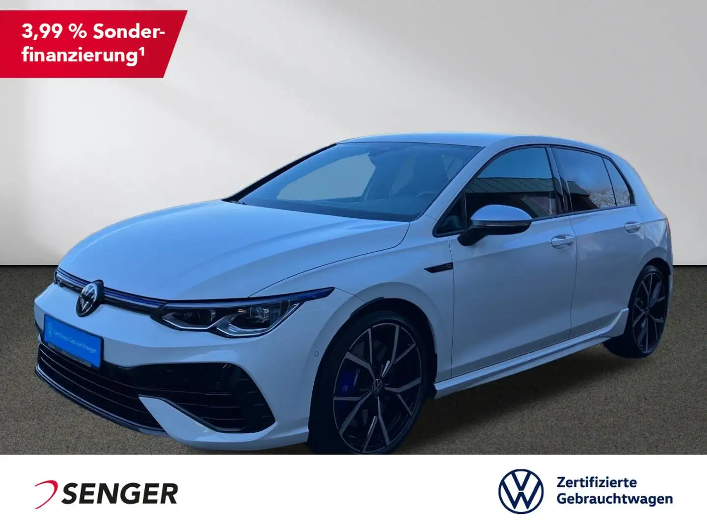 Volkswagen Golf VIII R Perform. 2,0 TSI 4M Navi ü. Connect Weiß - 1